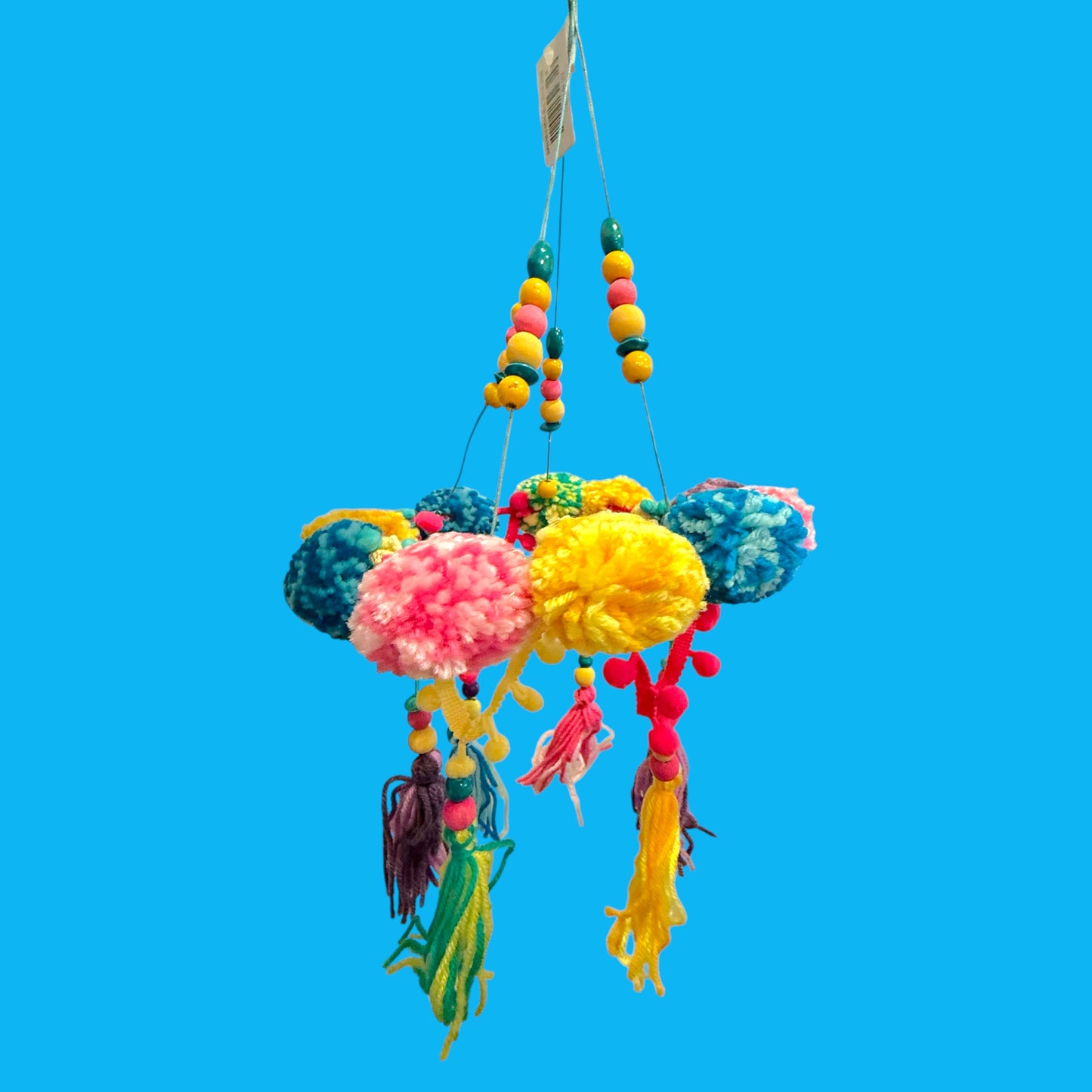 Beaded Pajaki Pom-Pom Chandelier