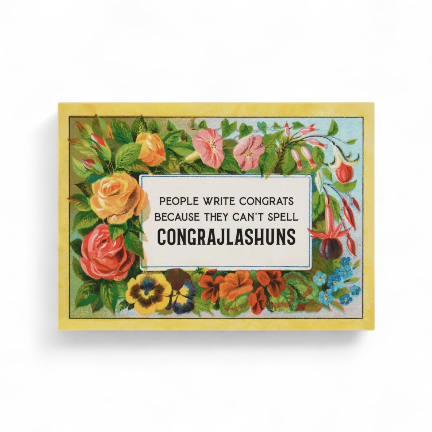 Congrajlashuns - Greeting Card - Hella Kitsch