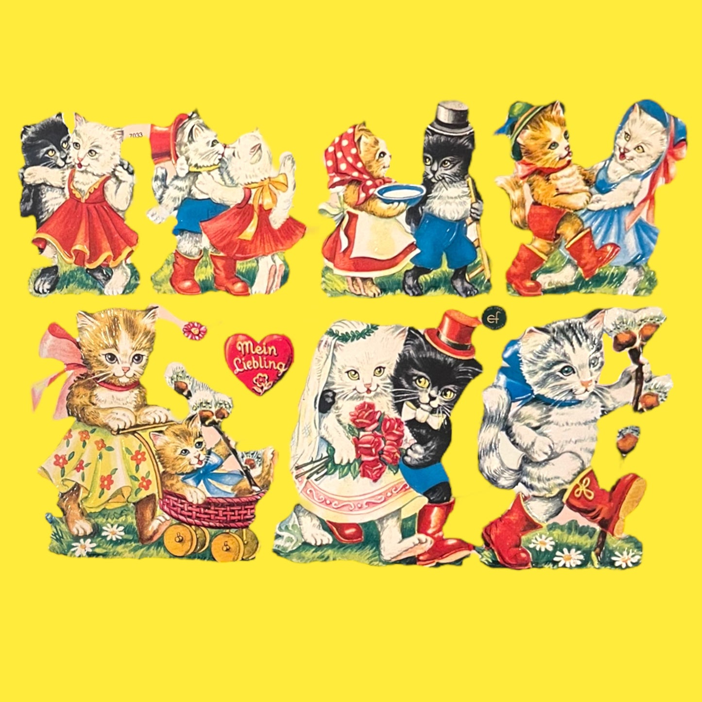 Vintage German Scrap Reliefs - Hella Kitsch