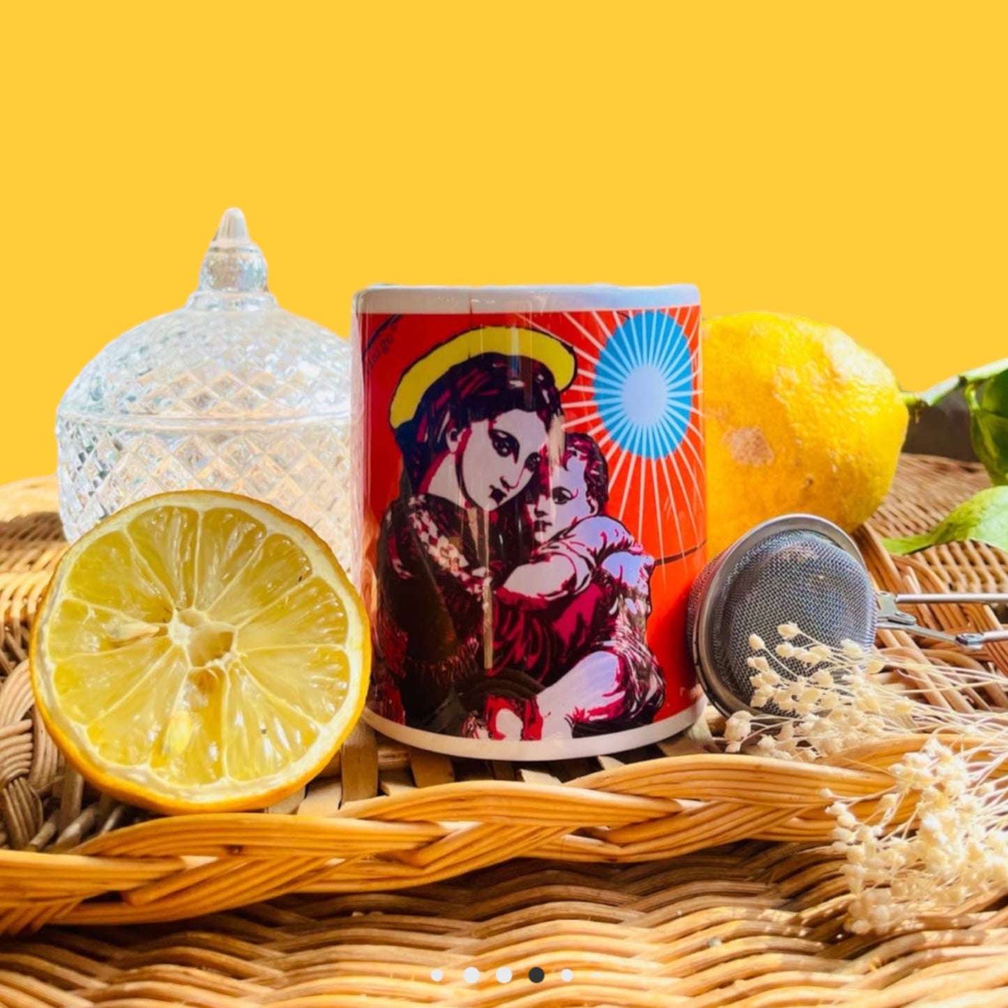 Kitschy Madonna and Child Coffee Mug - Hella Kitsch