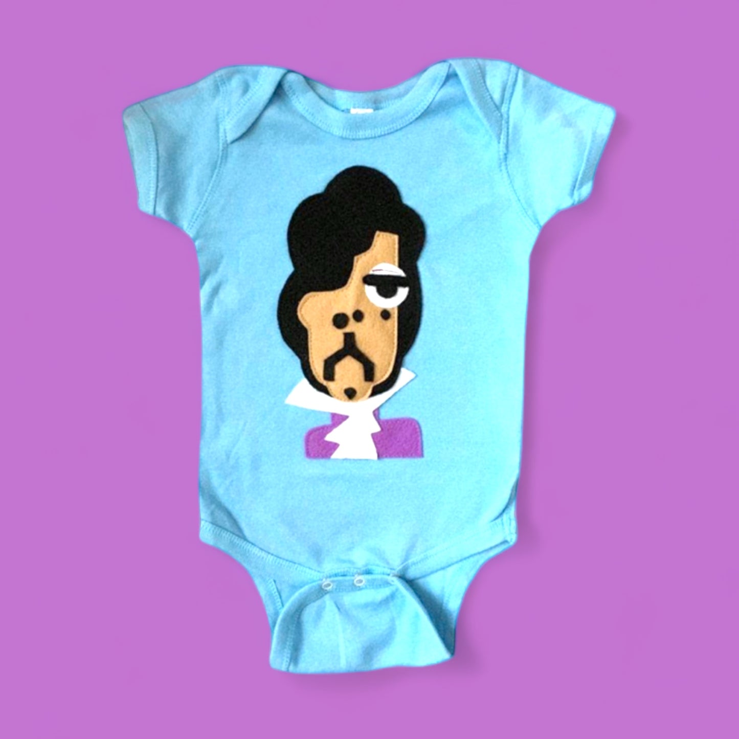 Prince Appliqué Baby Onesie - Hella Kitsch