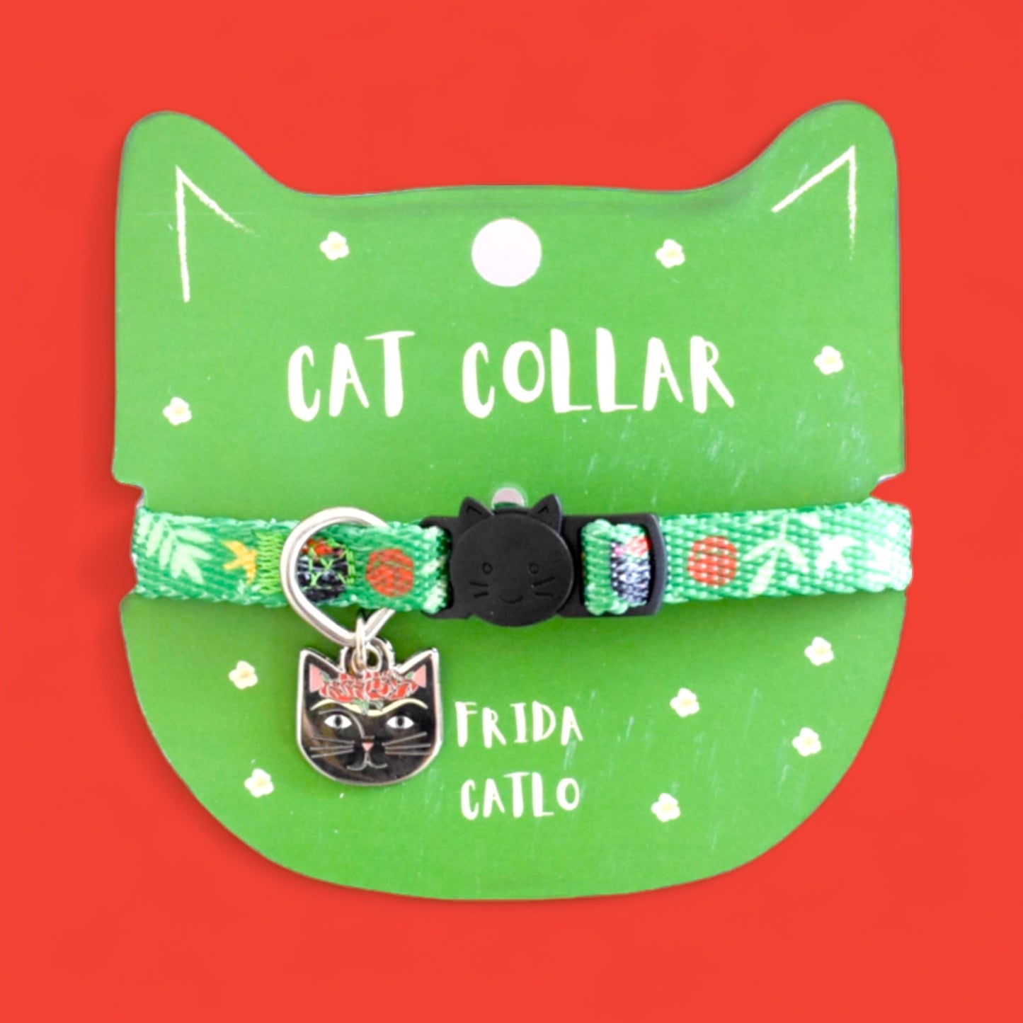 Frida Catlo Cat Collar - Hella Kitsch