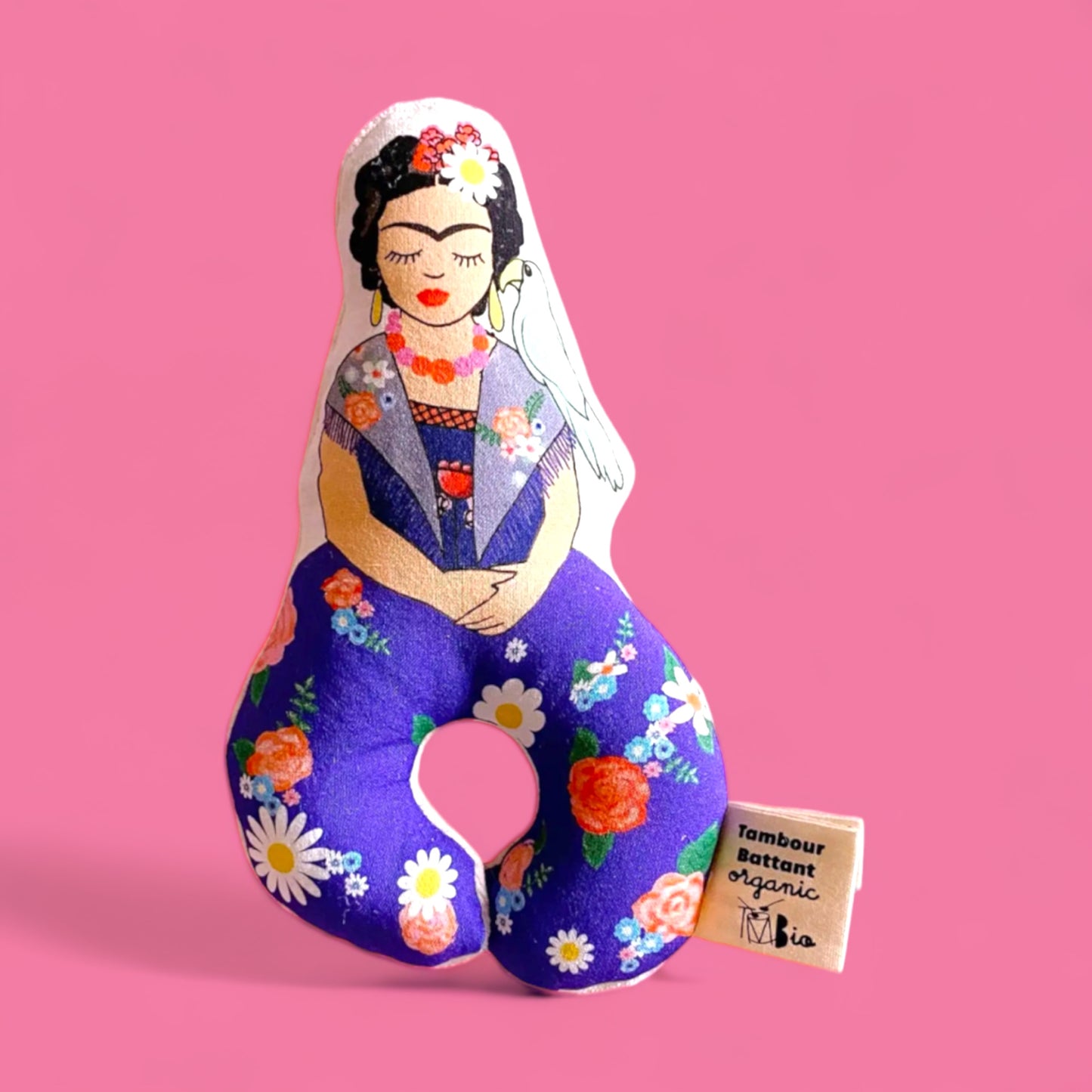 Frida Kahlo Baby Rattle - Hella Kitsch