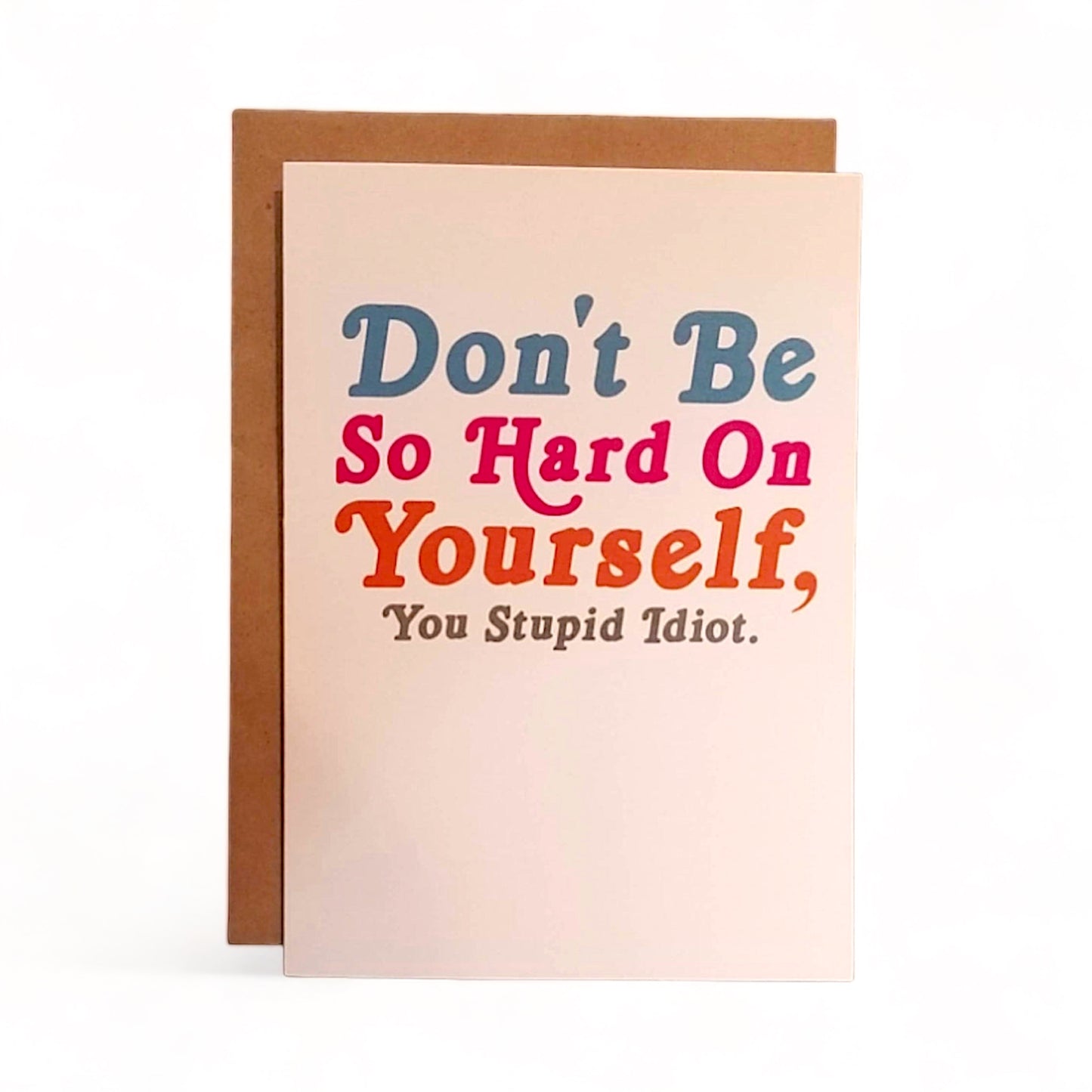 Idiot Greeting Card - Hella Kitsch