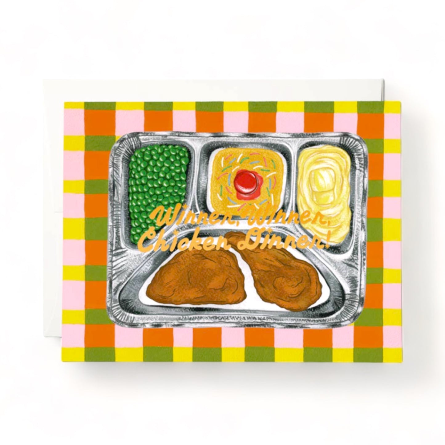 Winner, Winner Chicken Dinner Greeting Card - Hella Kitsch