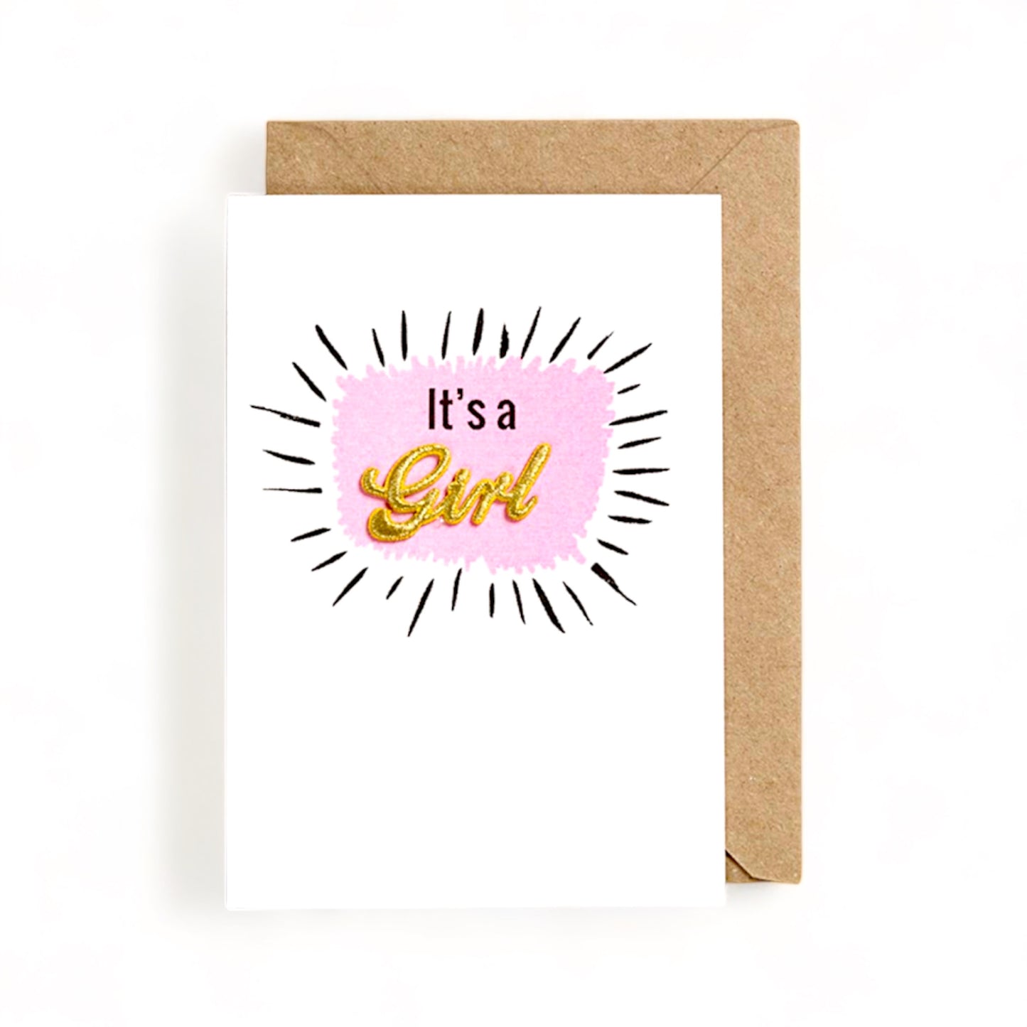 It’s a Girl! Greeting Card - Hella Kitsch