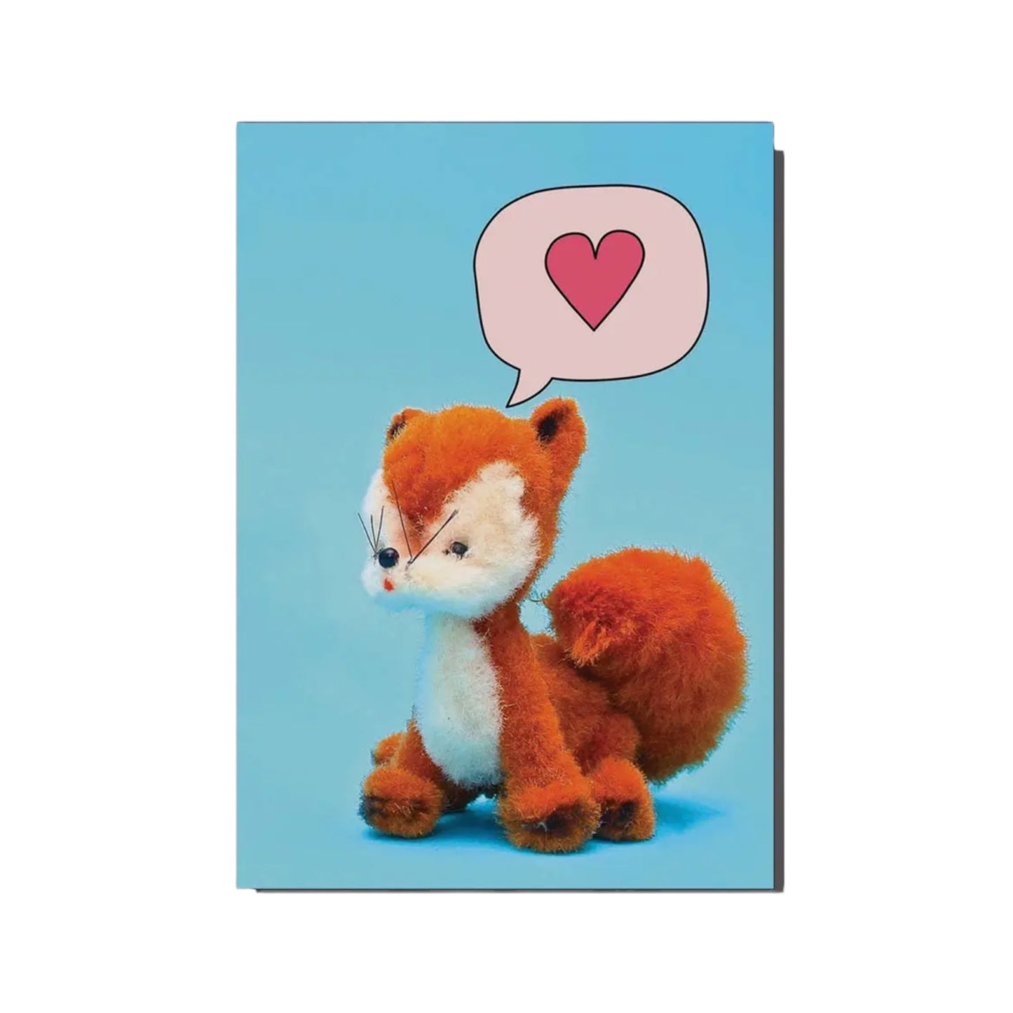 Kitschy Love Squirrel - Greeting Card - Hella Kitsch