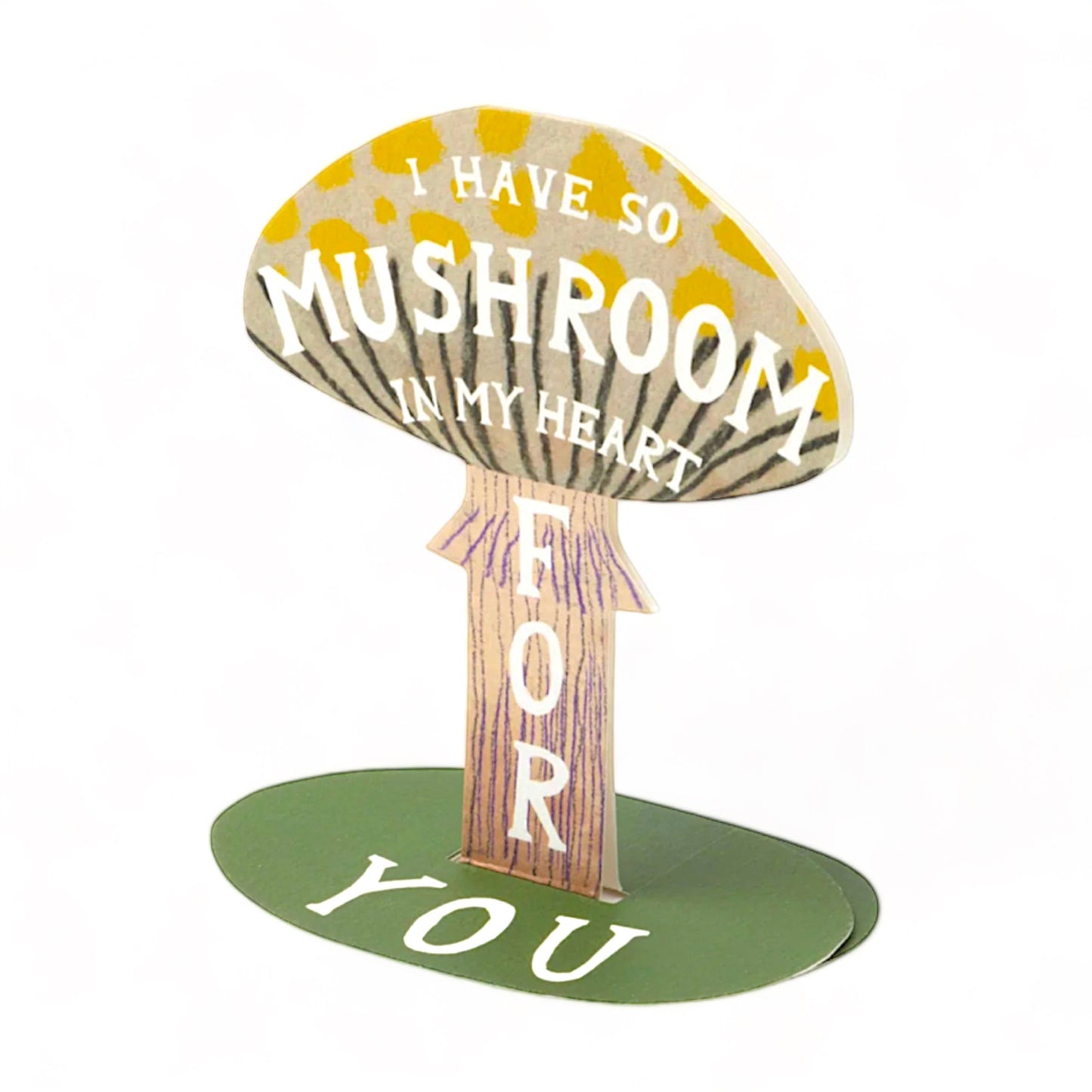 Mushroom in My Heart - Greeting Card - Hella Kitsch