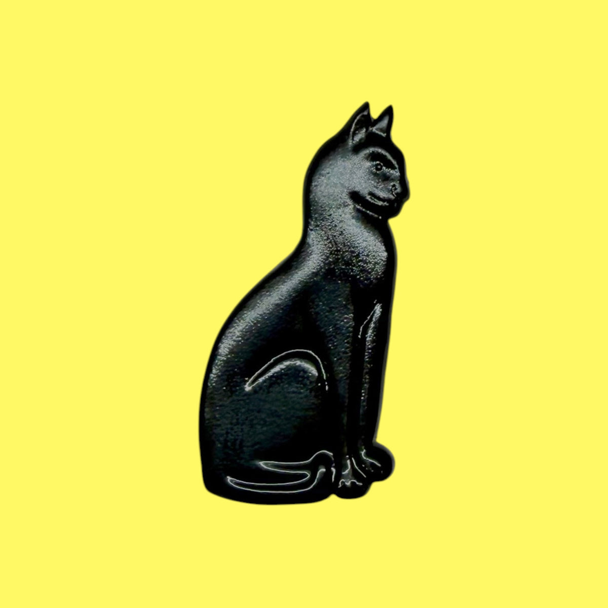 Retro Bluebell Cat Brooch