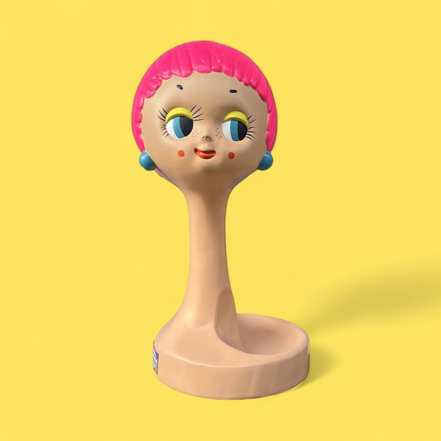 Retro Mannequin Display Head - Pinky - Hella Kitsch