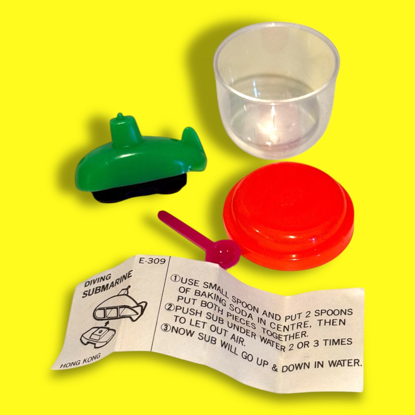 Vintage Dime Store Toys - Diving Submarine - Hella Kitsch