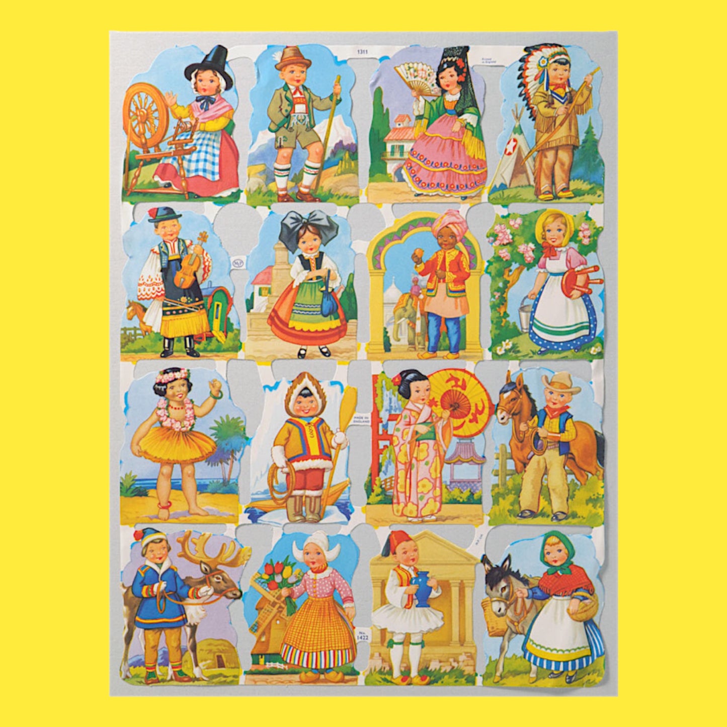 International Children Scrap Relief - Hella Kitsch