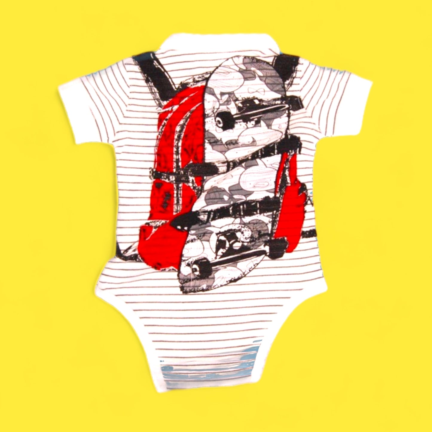 Skater Henley Onesie - Hella Kitsch