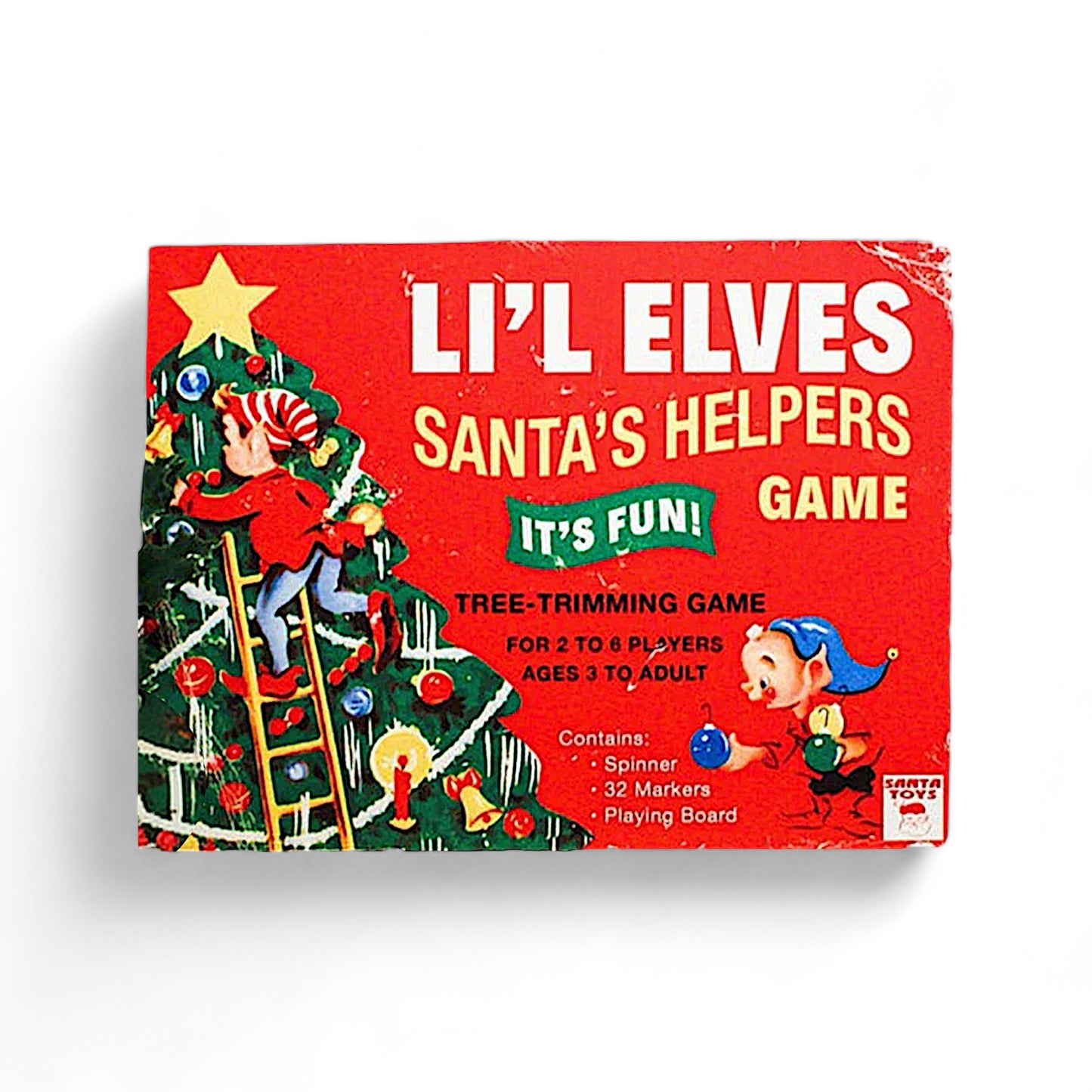 Li’l Elves Santa’s Helpers Game - Dummy Board - Hella Kitsch