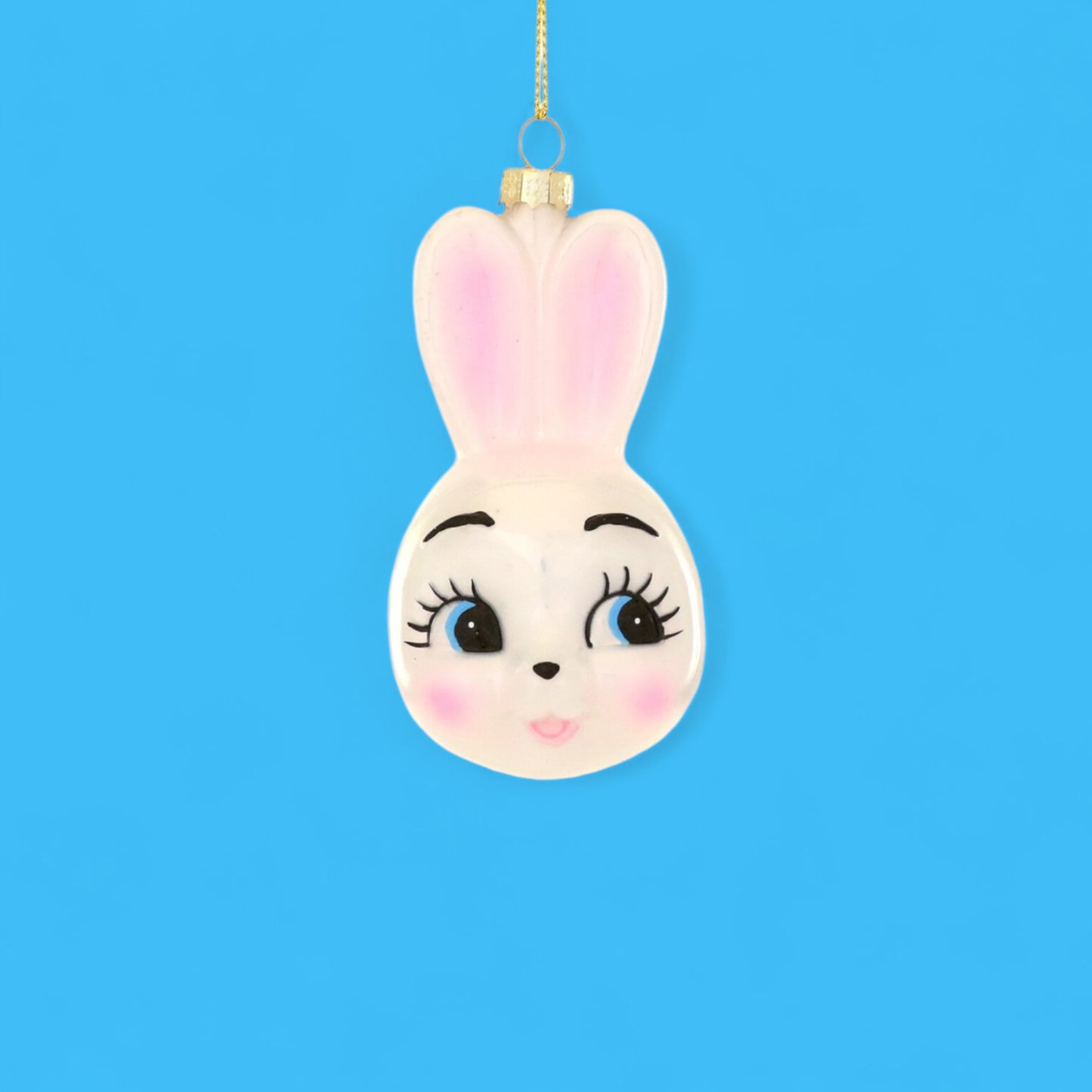 Cody Foster - Cute Retro Bunny Ornament - Hella Kitsch