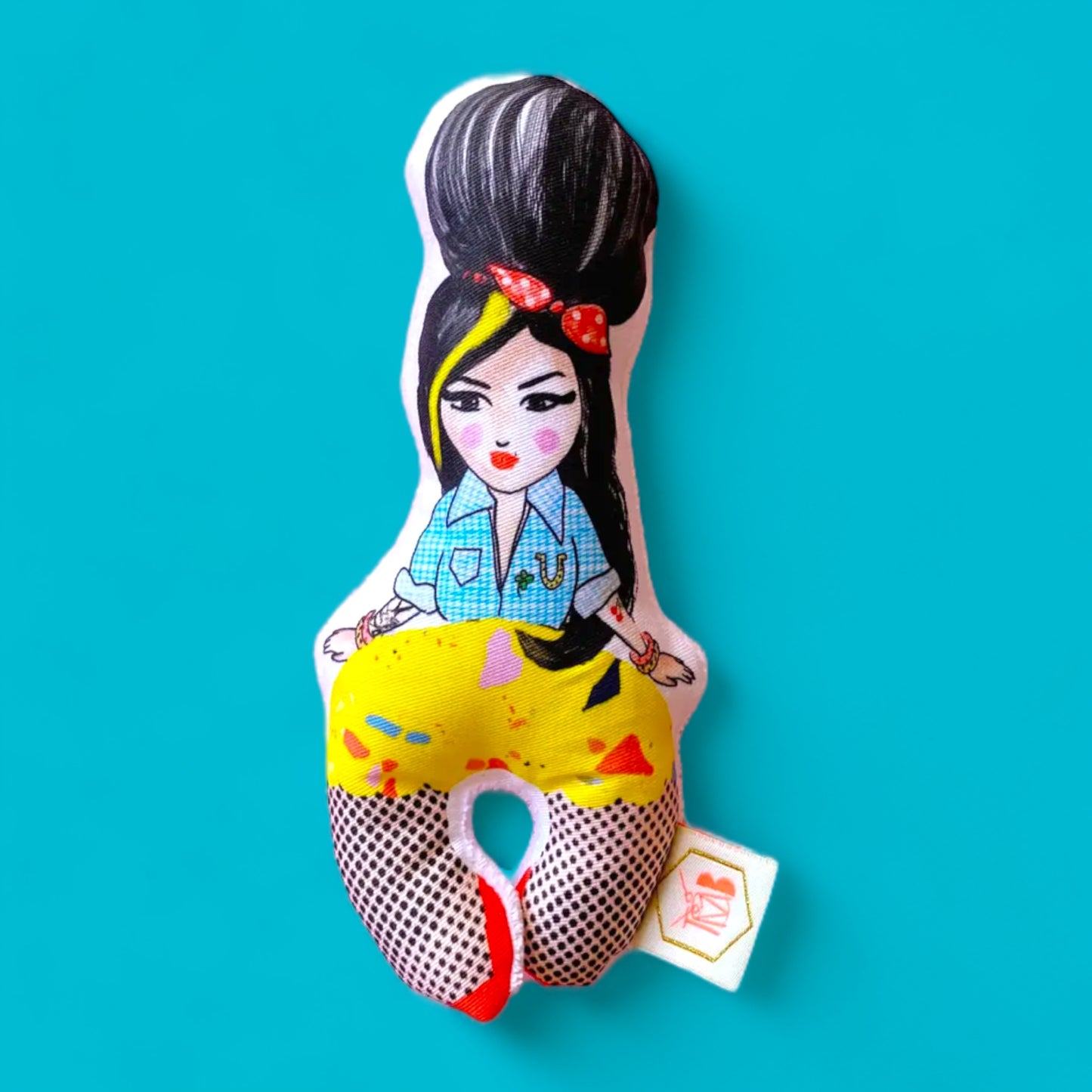 Amy Winehouse Baby Rattle - Hella Kitsch