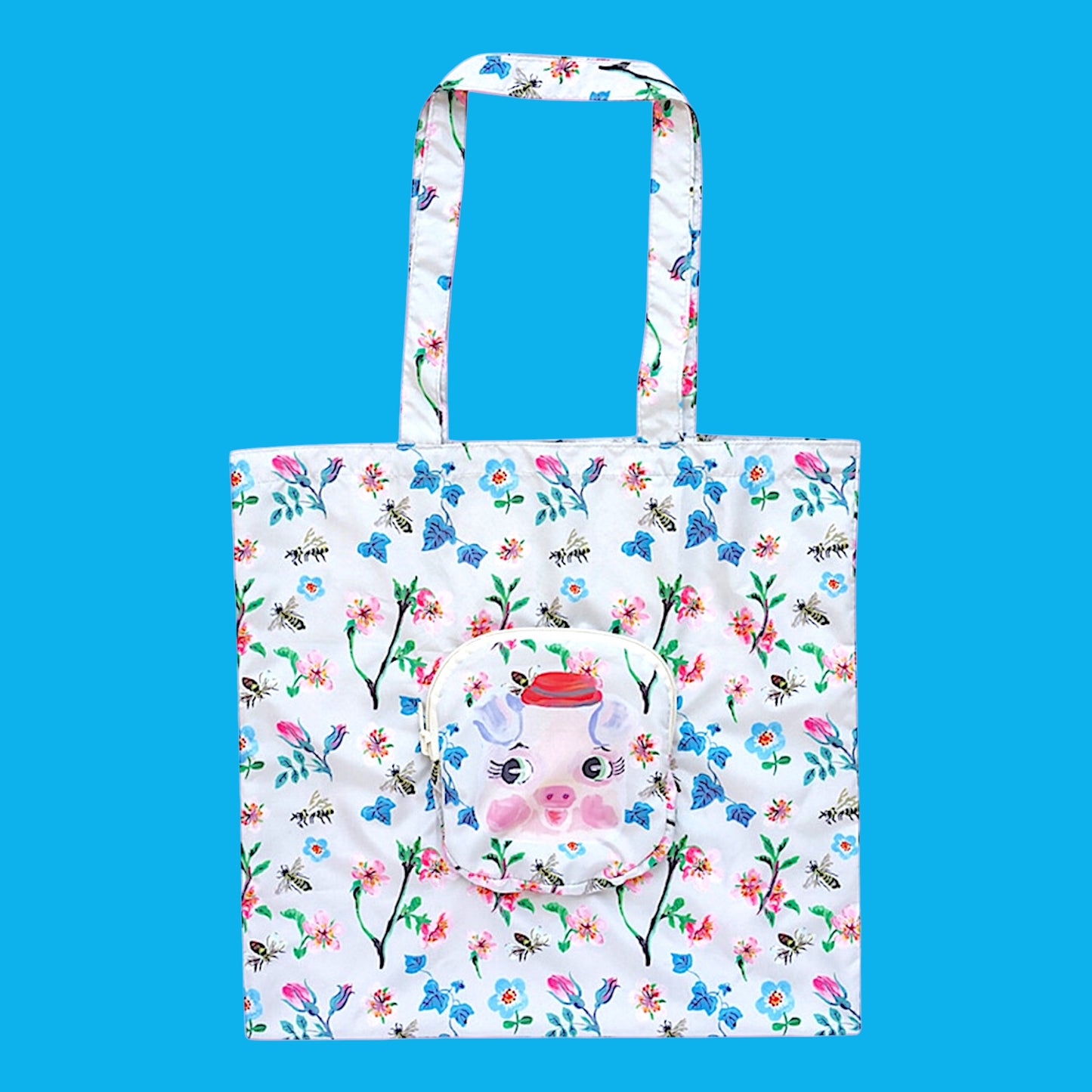 Nathalie Lete - Folding Grocery Tote - Hella Kitsch