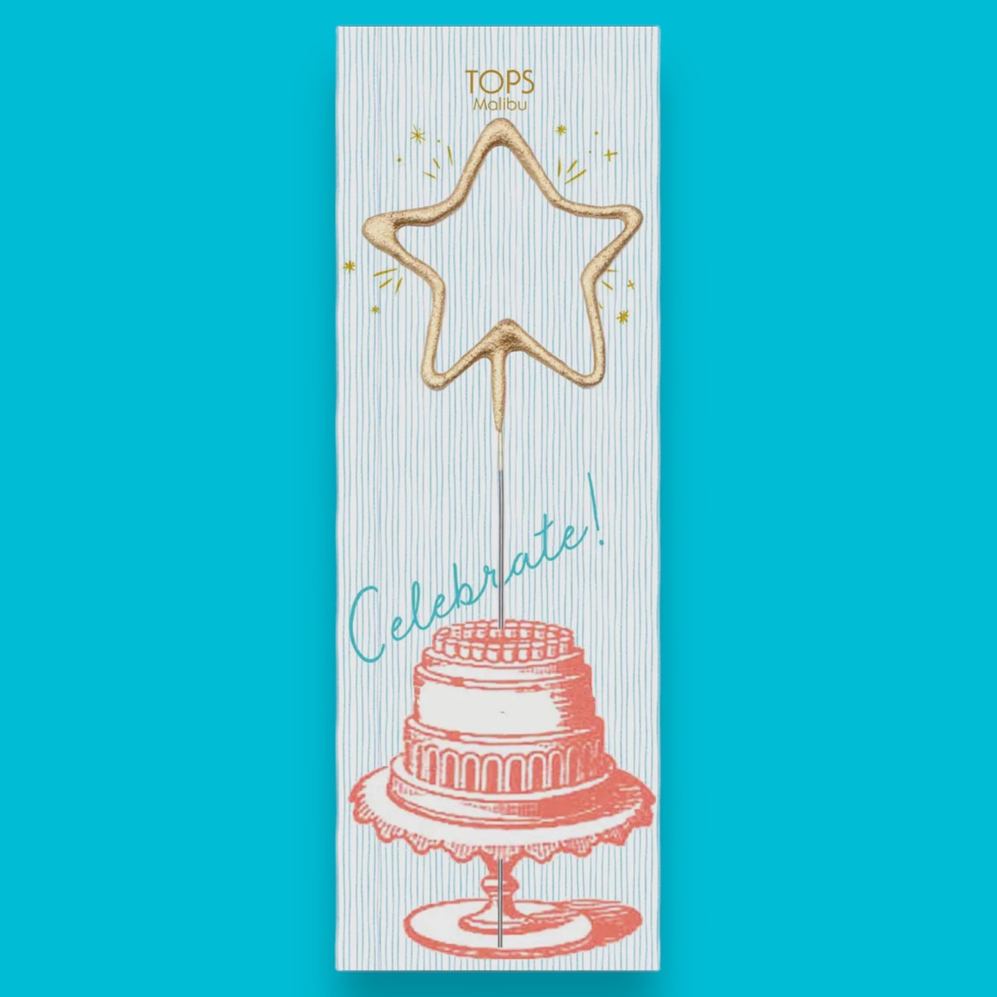 12” Celebrate Star Sparkler Wand - Hella Kitsch
