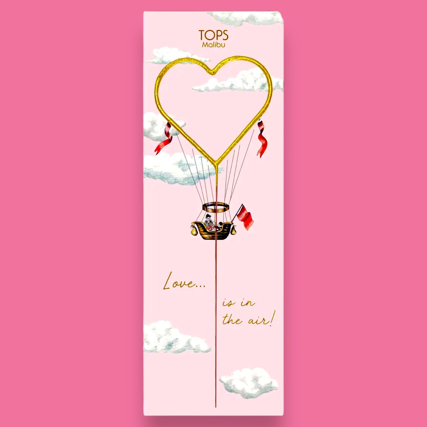 12” Heart-Shaped Sparkler Wand - Hella Kitsch