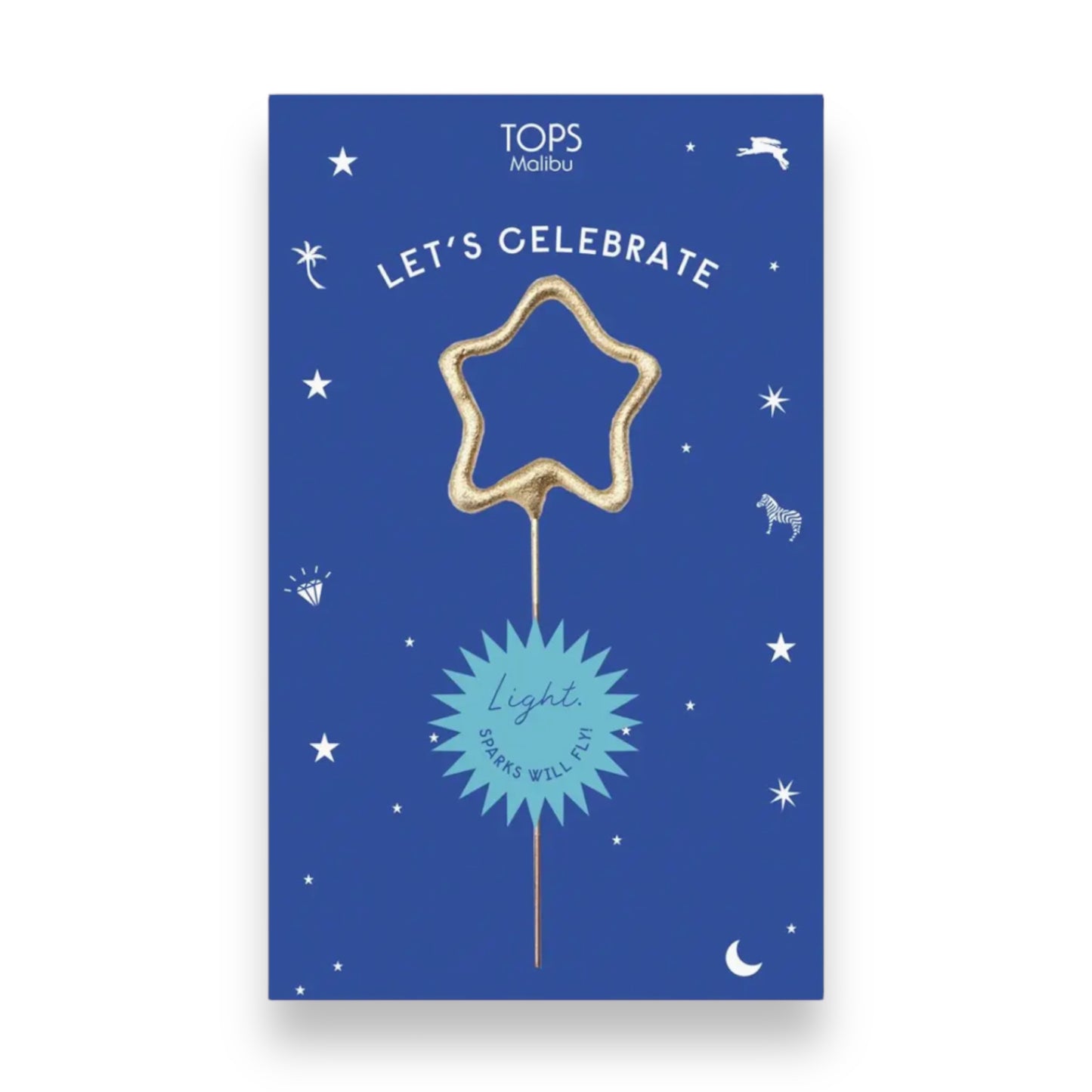 4” Star Sparkler Greeting Card - Hella Kitsch