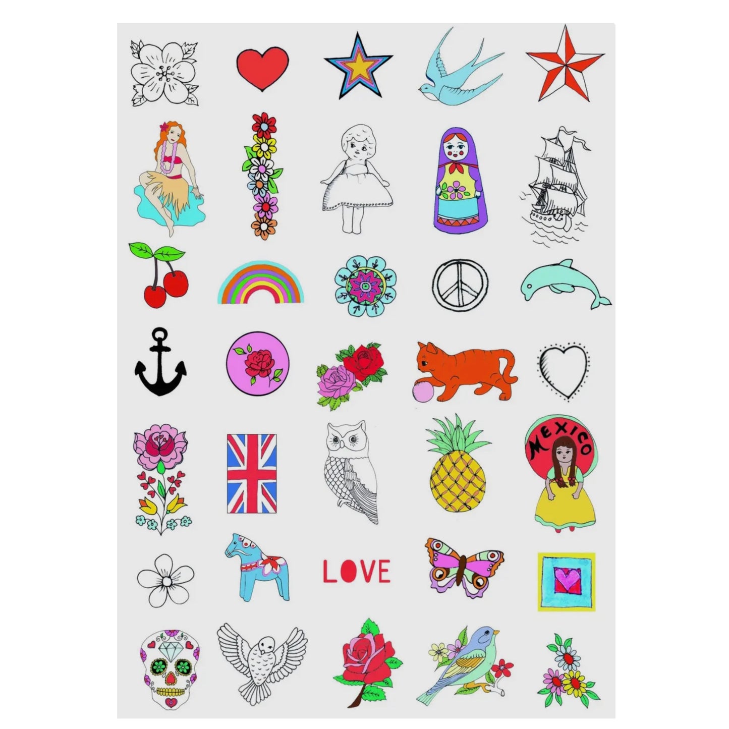 Temporary Finger Tattoos - Hella Kitsch