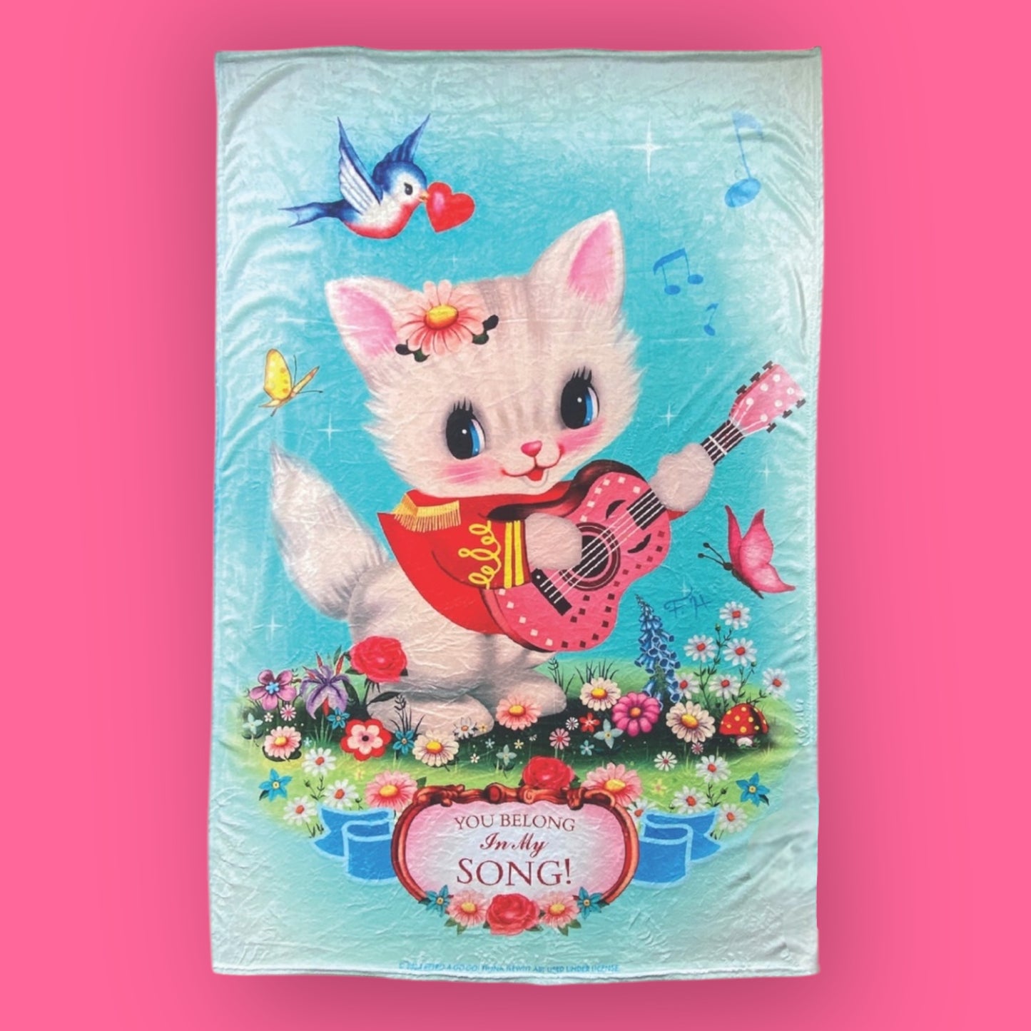 Sugarland Plush Blanket - We Belong to Song - Hella Kitsch