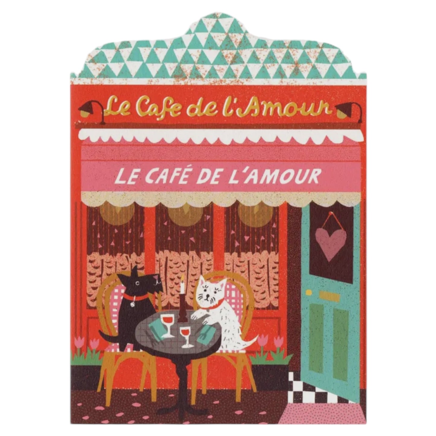 Le Cafe De L’Amour - Greeting Card - Hella Kitsch