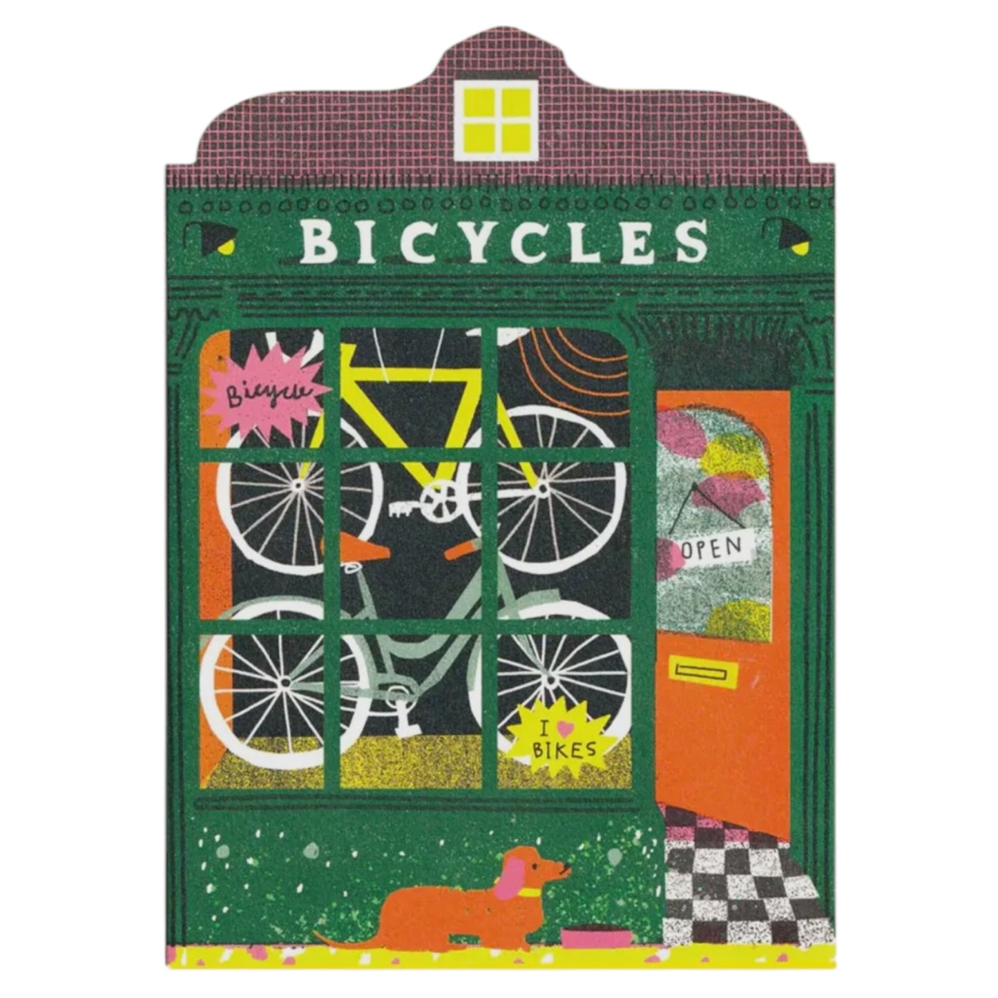 Bicycle Shop - Greeting Card - Hella Kitsch