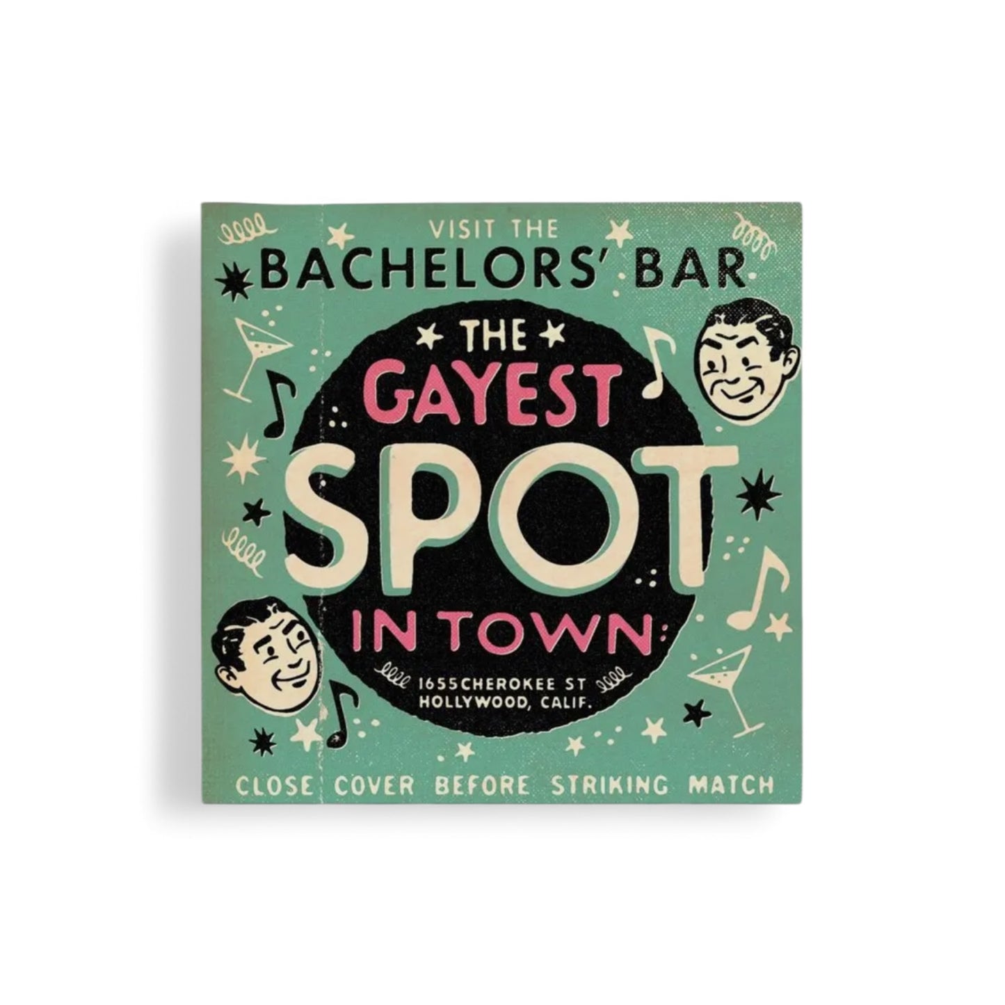 Bachelor’s Bar - The Gayest Spot in Town - Greeting Card - Hella Kitsch