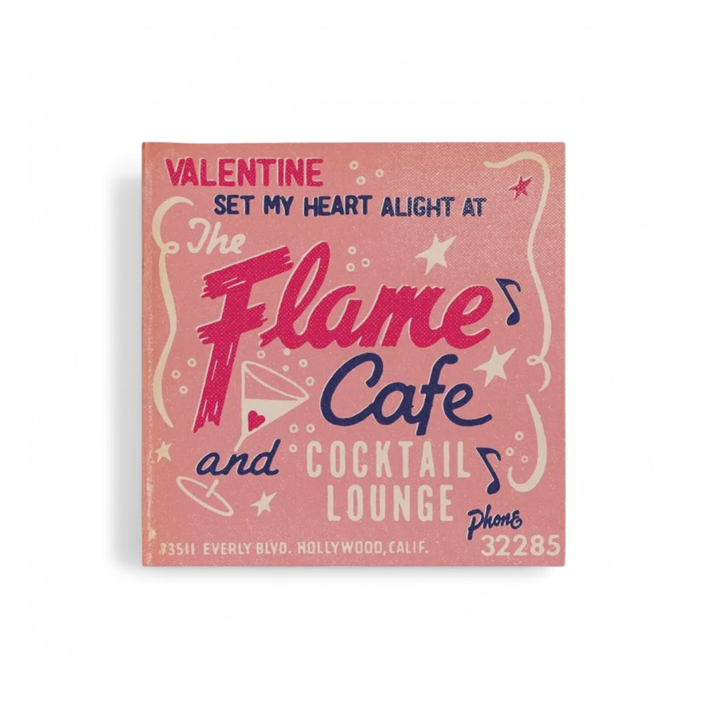 Valentine Flame Cafe - Greeting Card - Hella Kitsch