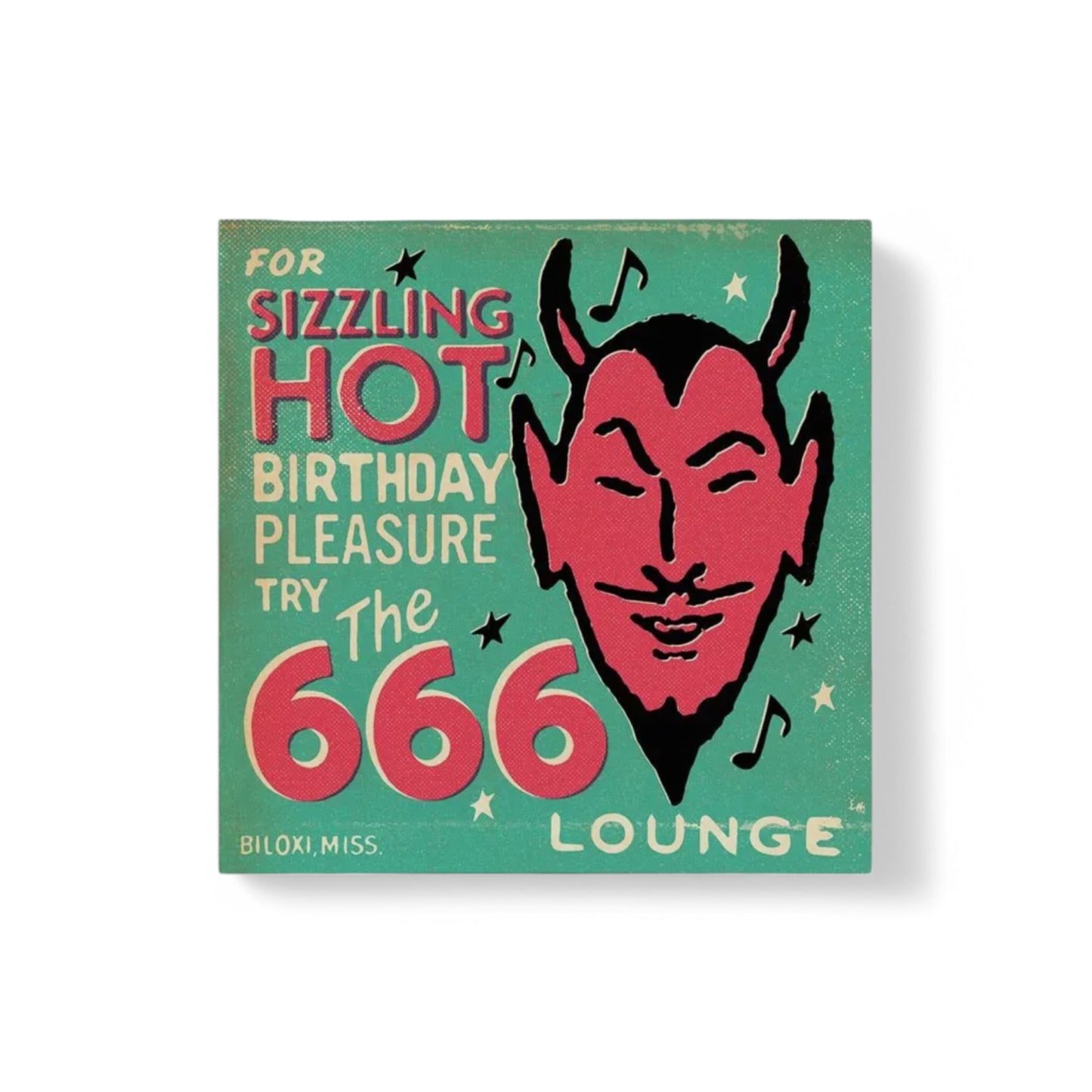 The 666 Birthday Lounge - Greeting Card - Hella Kitsch