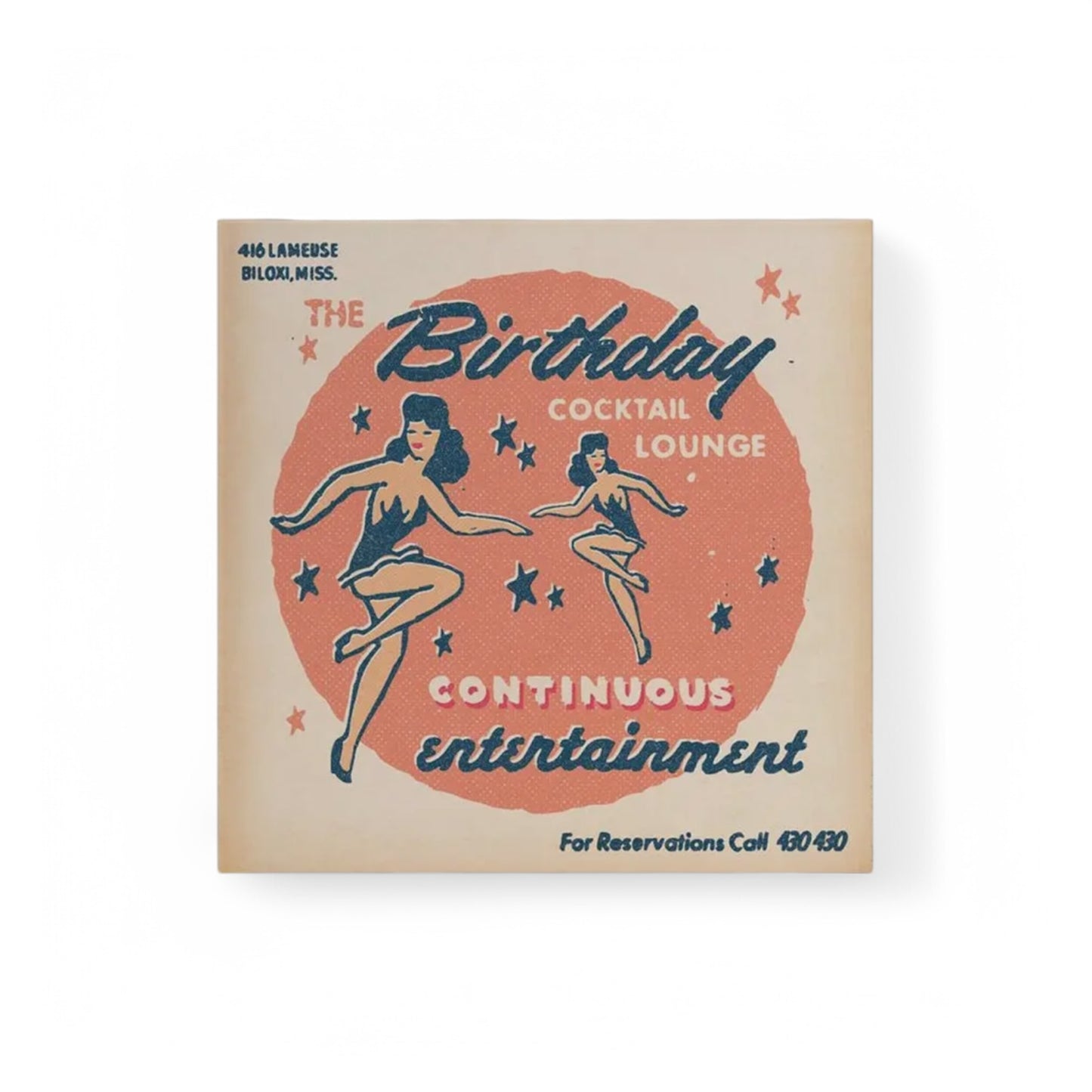 The Birthday Cocktail Lounge - Greeting Card - Hella Kitsch