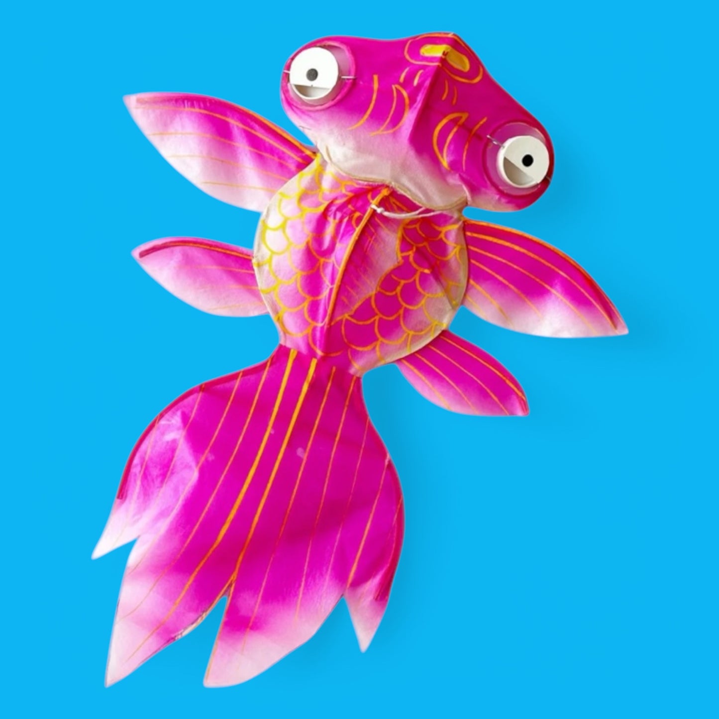 Hand-painted Silk Koi Kite - Hella Kitsch