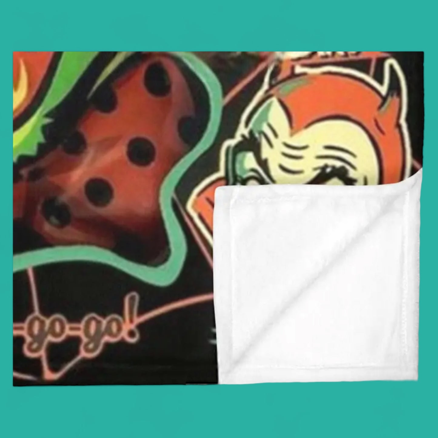 Retro-A-Go-Go 50 x 60” Ghoulsville Plush Halloween Throw Blanket - Hella Kitsch