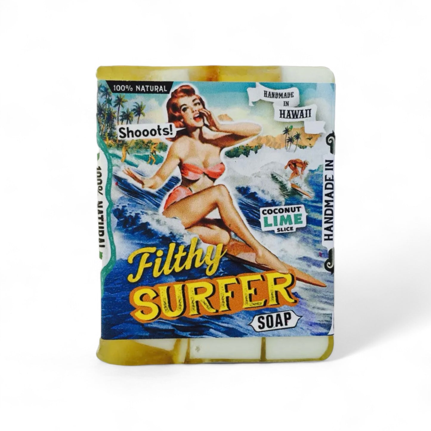 Filthy Surfer Coconut Lime Soap - Hella Kitsch
