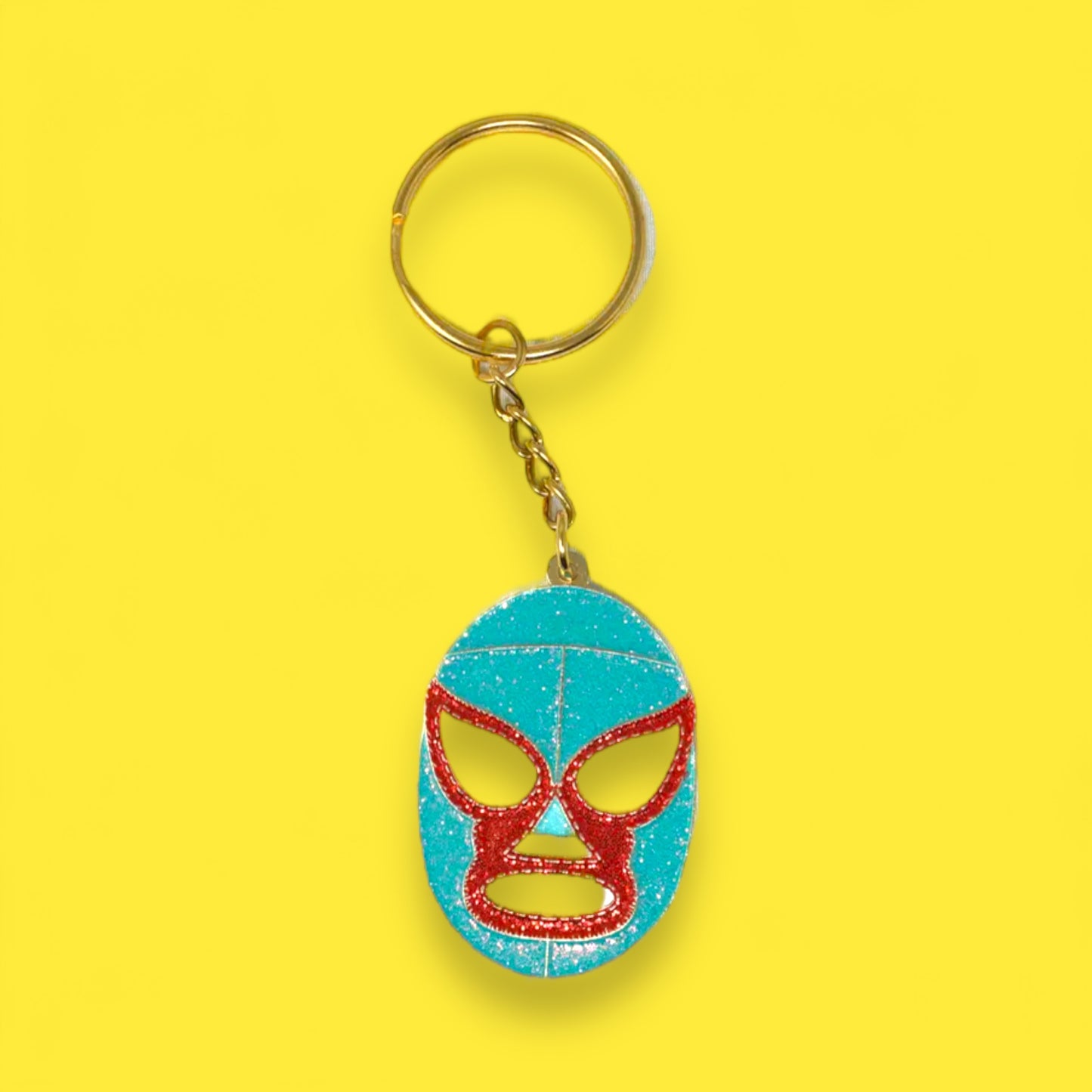 Luche Libre Mask Keychain - Hella Kitsch