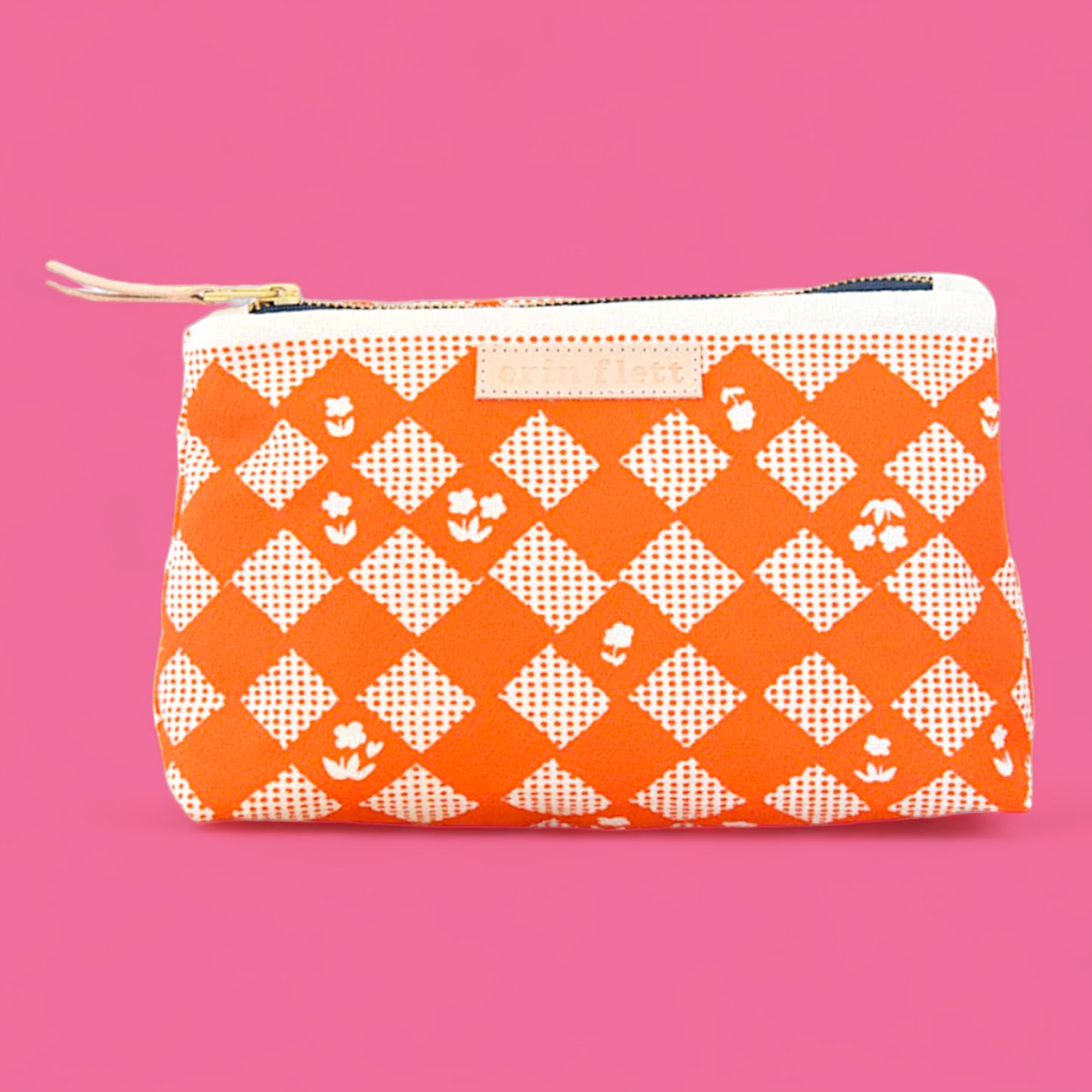 1950’s Barkcloth Clutch / Pouch - Hella Kitsch