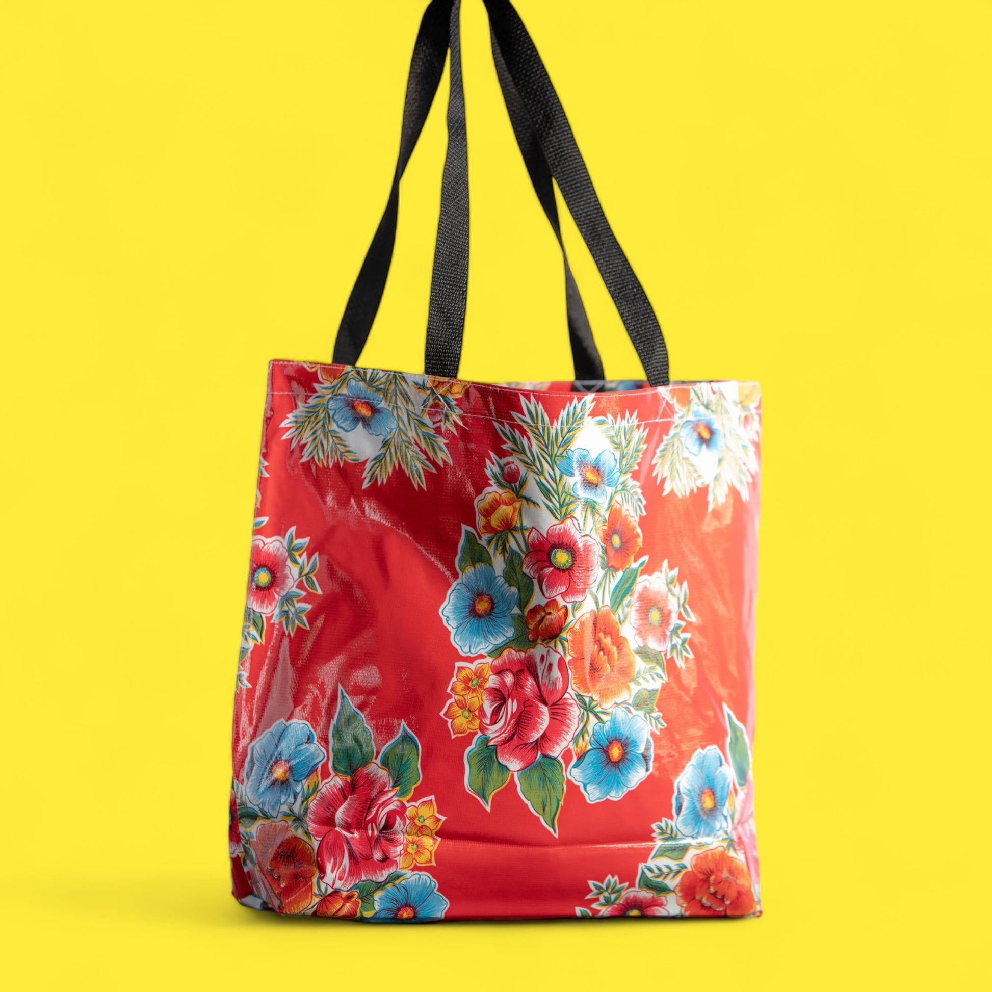 Large Oilcloth Shopper - Red Ladybird - Hella Kitsch