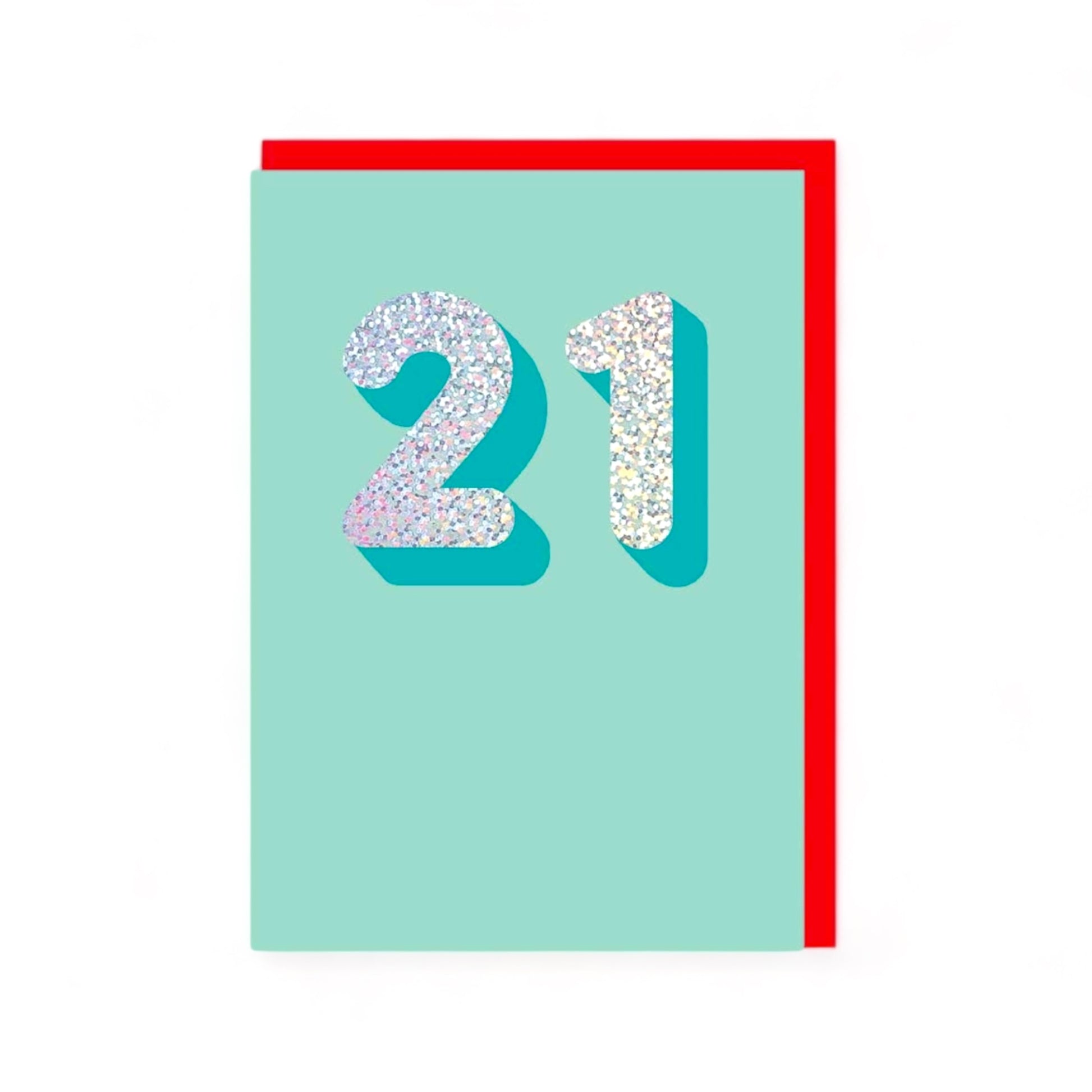 Milestone Birthday Greeting Card - 21 - Hella Kitsch