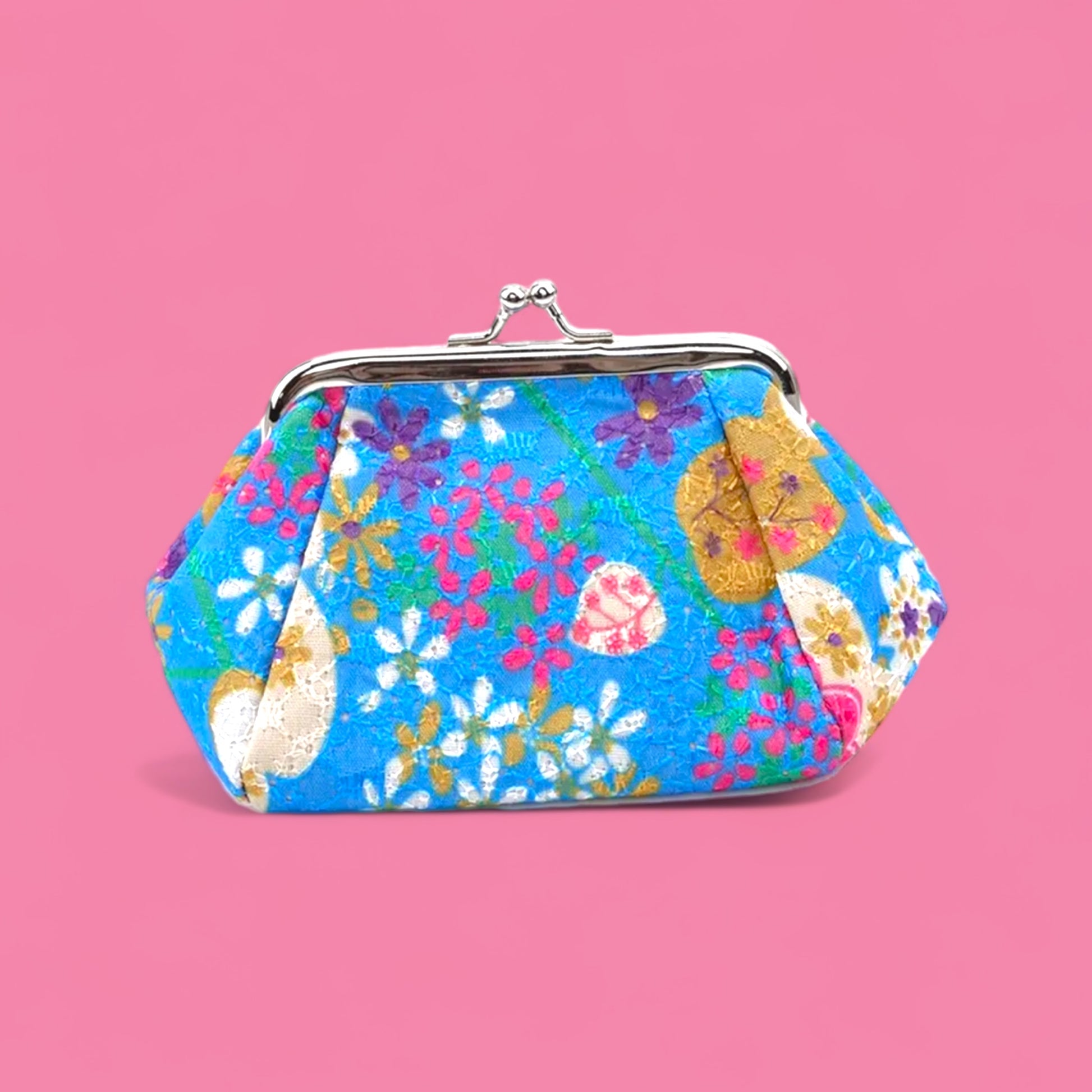 Japanese Flower Power Coin Purse - Hella Kitsch