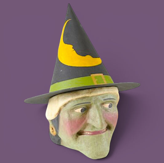 Paper Mache Witch Candy Cache