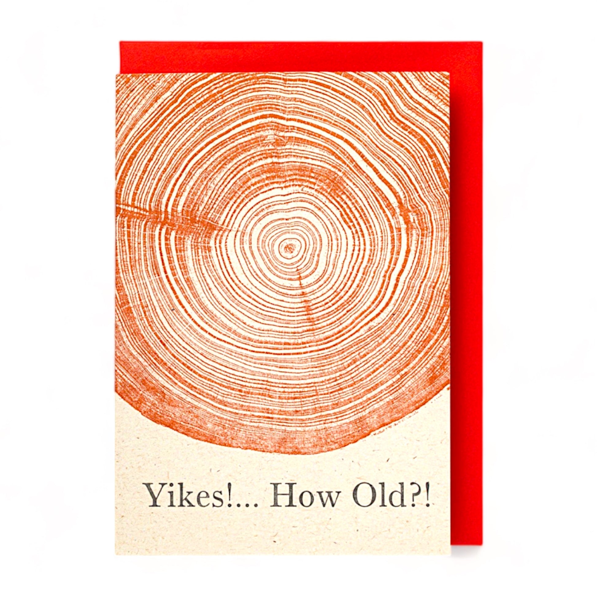 Tree Rings - Greeting Card - Hella Kitsch