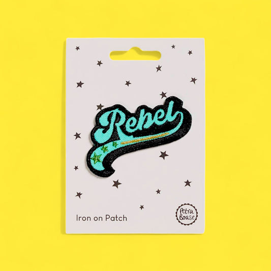 Embroidered Iron-On Patch - Rebel - Hella Kitsch