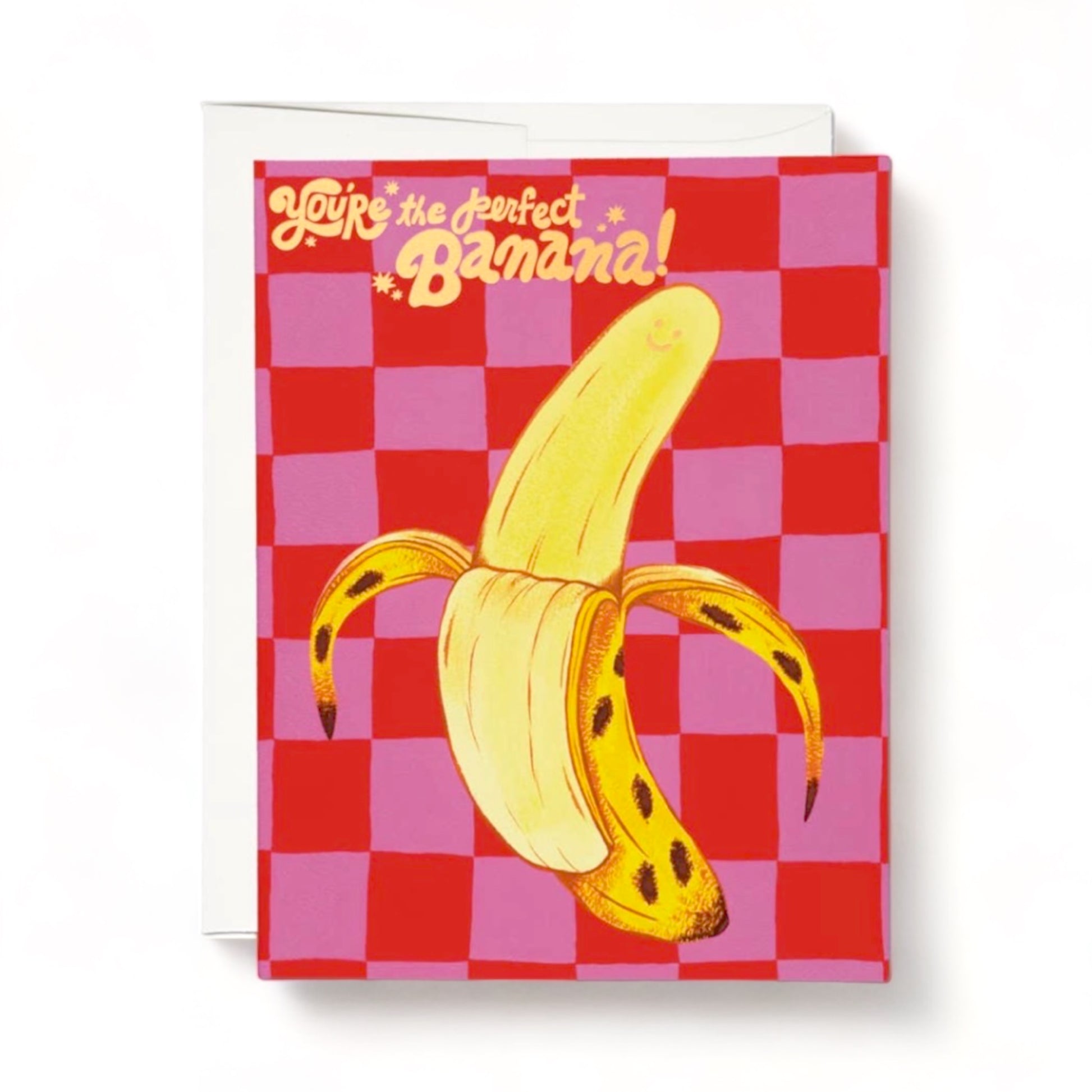 Perfect Banana Greeting Card - Hella Kitsch