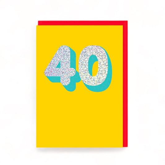 Milestone Birthday Card - 40 - Hella Kitsch