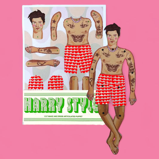 Harry Styles Cut and Make Puppet - Hella Kitsch