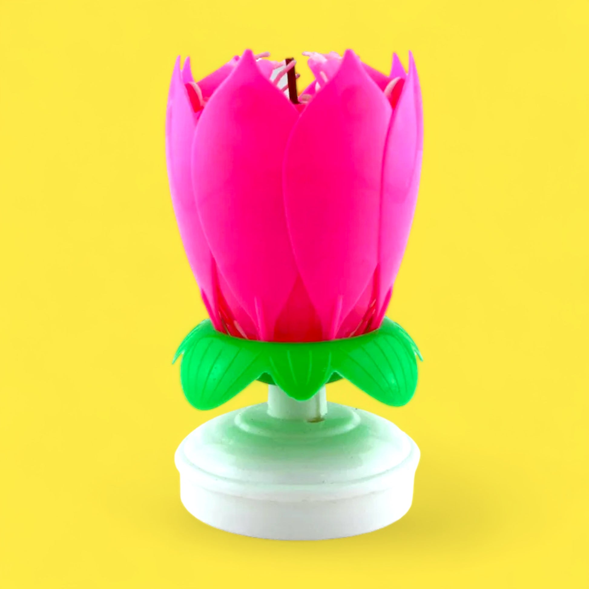 Musical Lotus Birthday Candle - Hella Kitsch