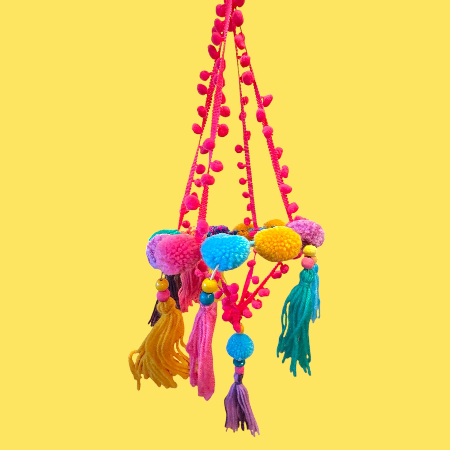 Pom Pom Color Tassels Pajaki Chandelier