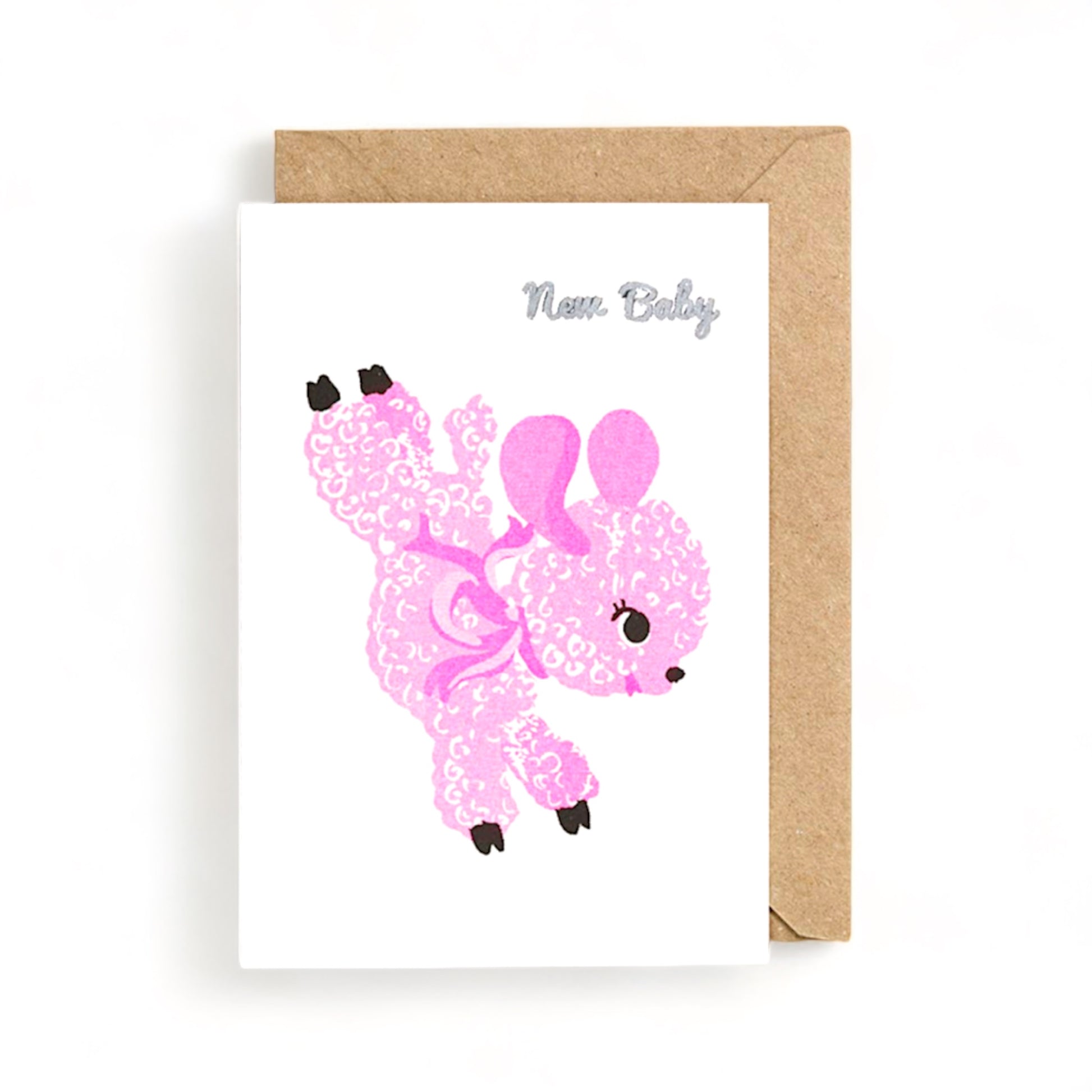 New Baby - Girl Greeting Card - Hella Kitsch