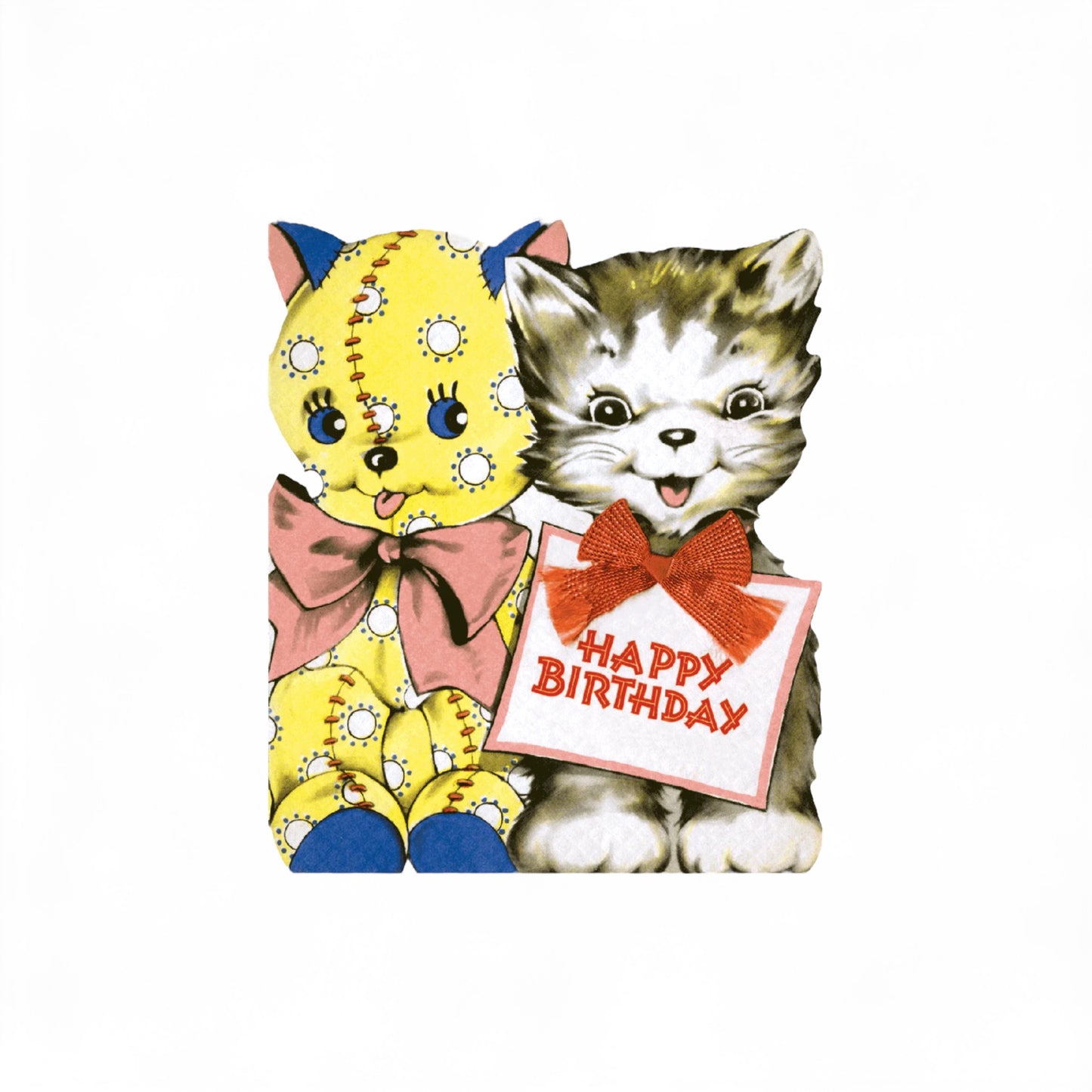 Animal Fun Time -  Retro Birthday Greeting Card Pack of 8 - Hella Kitsch